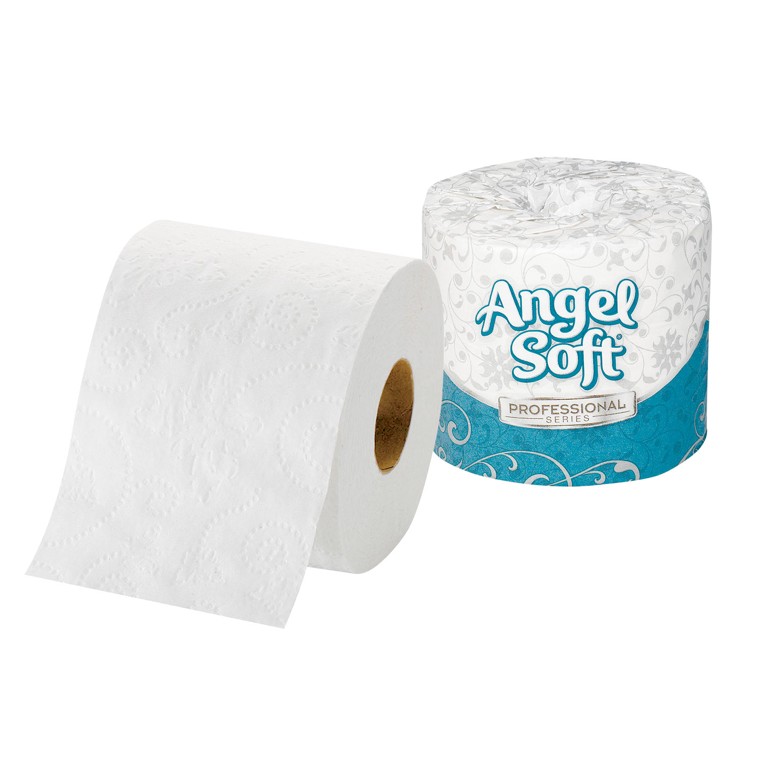  Georgia Pacific Professional 16880 Angel Soft ps Premium Bathroom Tissue, Septic Safe, 2-Ply, White, 450 Sheets/Roll, 80 Rolls/Carton (GPC16880) 