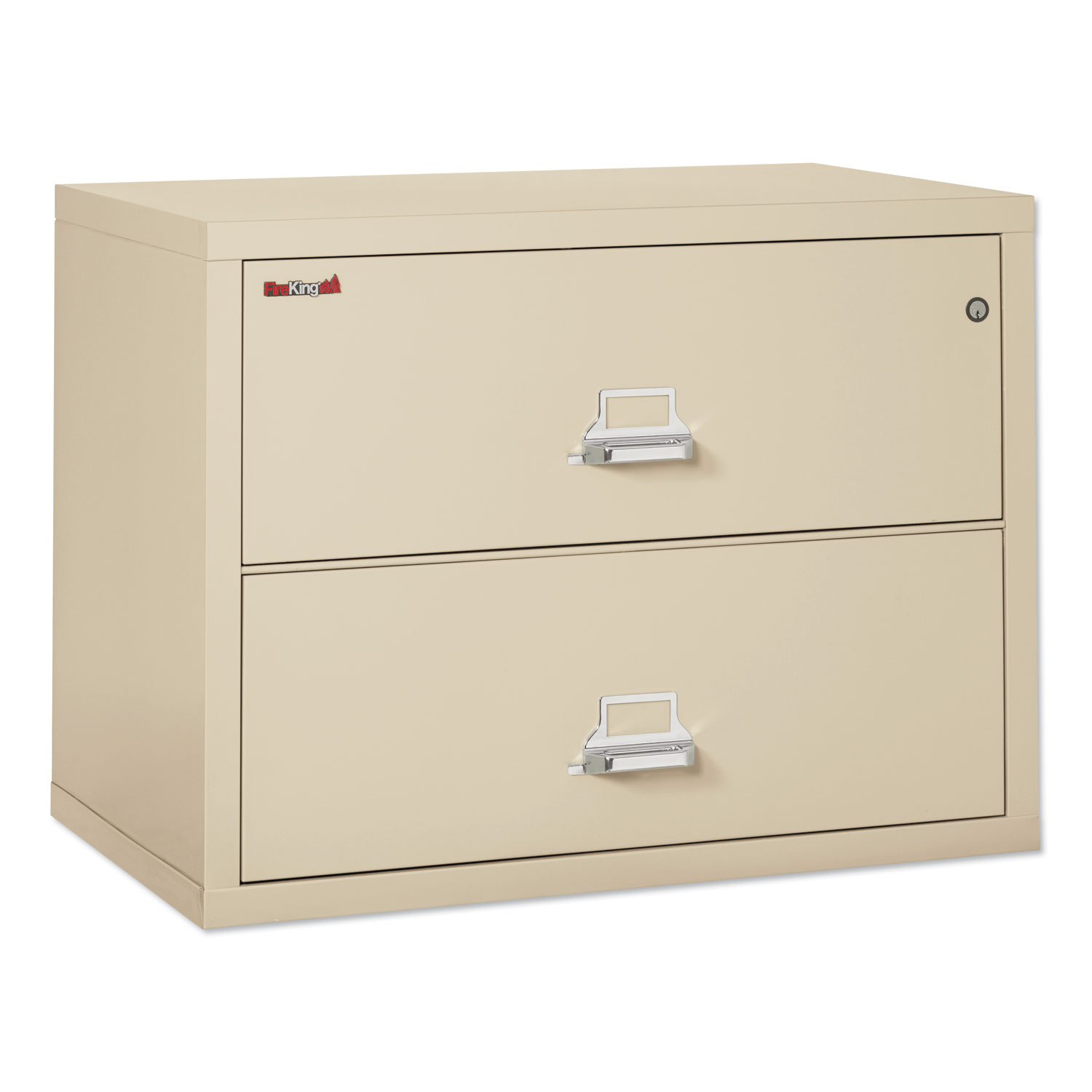 Two-Drawer Lateral File, 31 1/8w x 22 1/8d, UL Listed 350, Ltr/Legal, Parchment