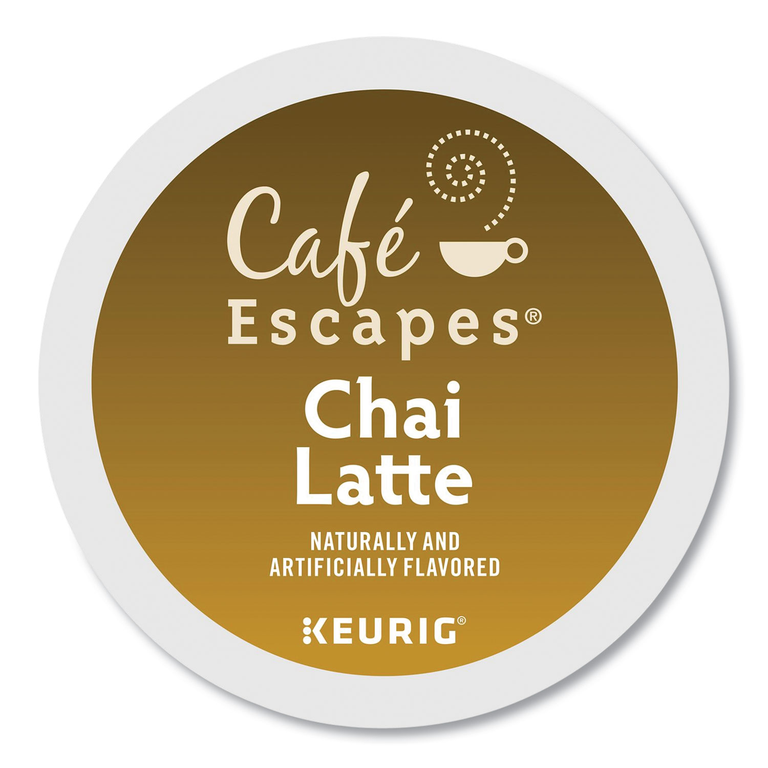 Café Escapes Chai Latte K-Cups, 24/Box