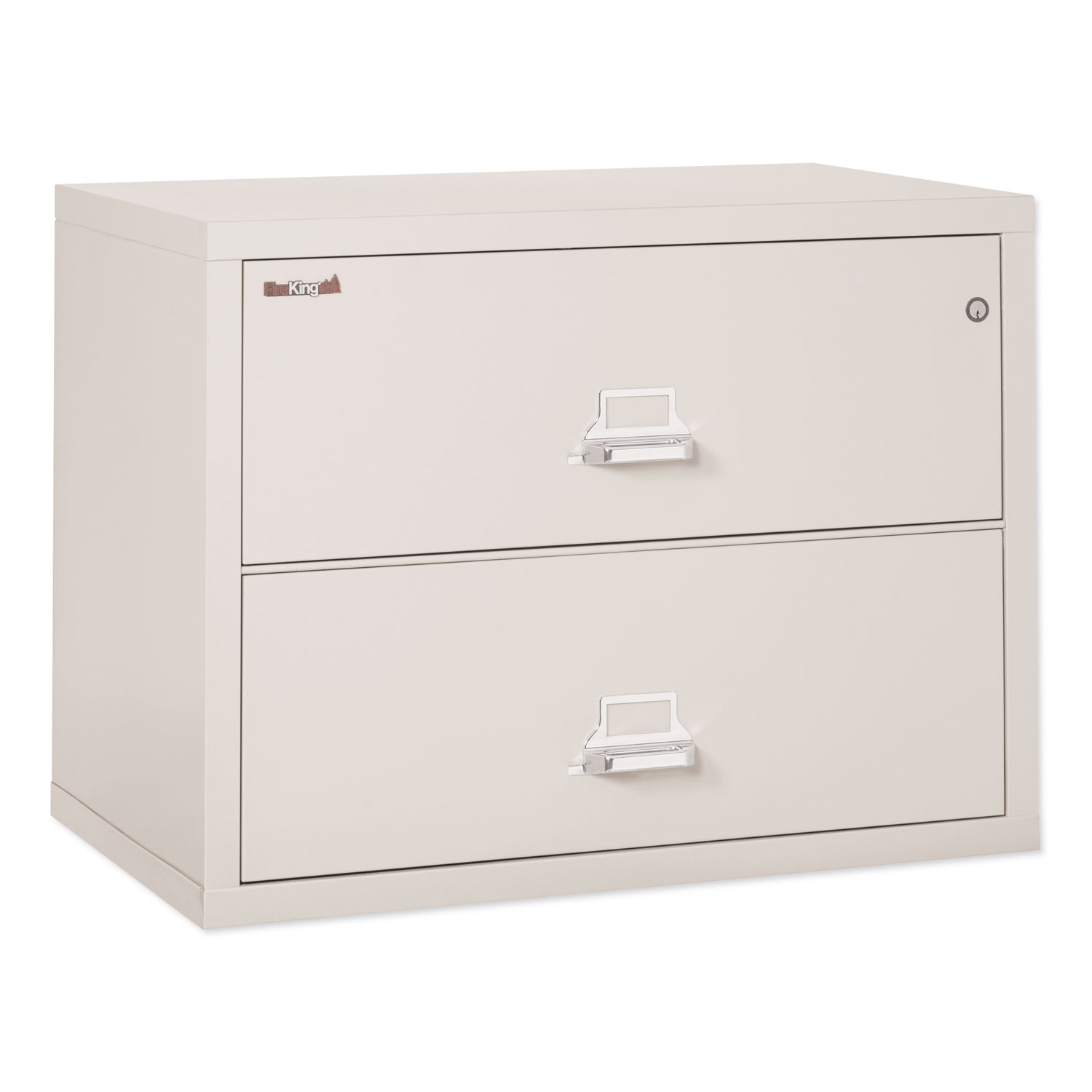  FireKing 2-3822-CPA Two-Drawer Lateral File, 37.5w x 22.13d x 27.75h, UL Listed 350°, Letter/Legal, Parchment (FIR23822CPA) 
