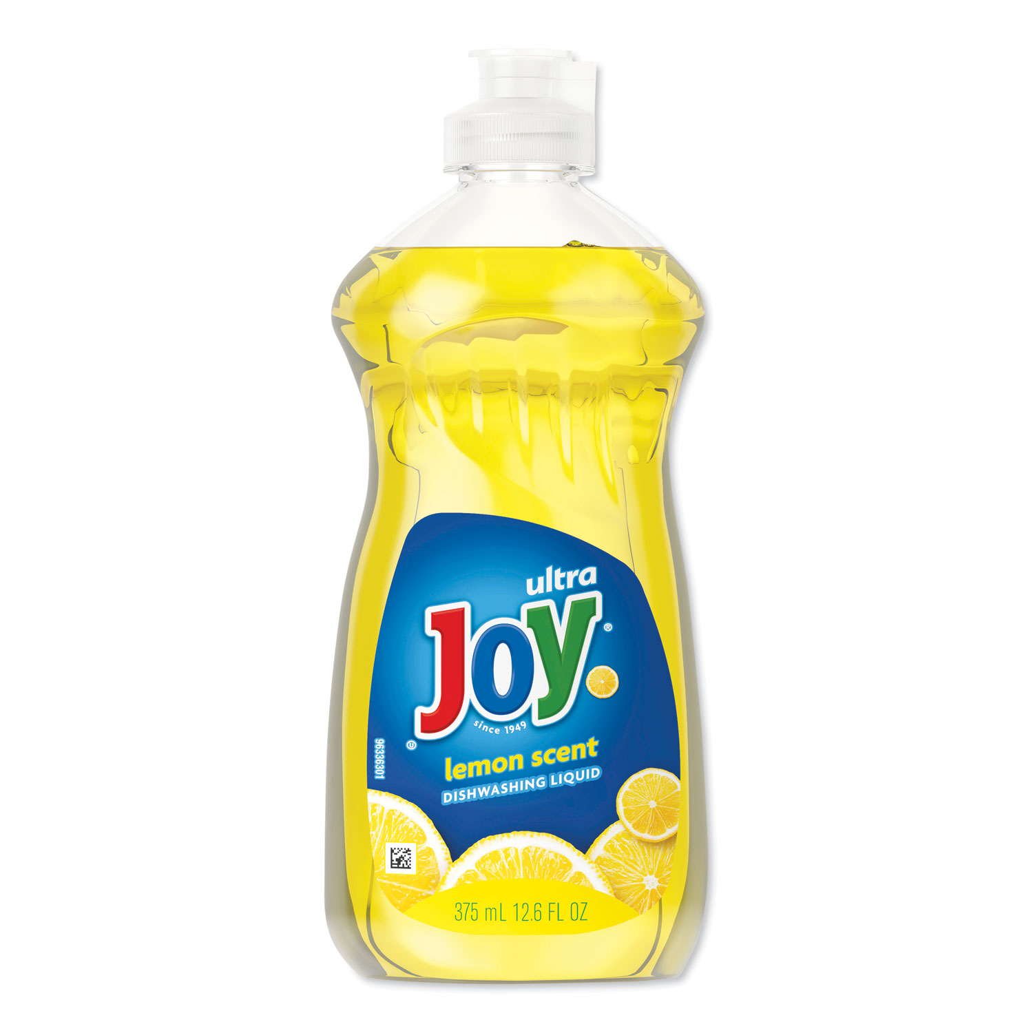 Joy® Dishwashing Liquid, Lemon, 12.6 oz Bottle, 25/Carton