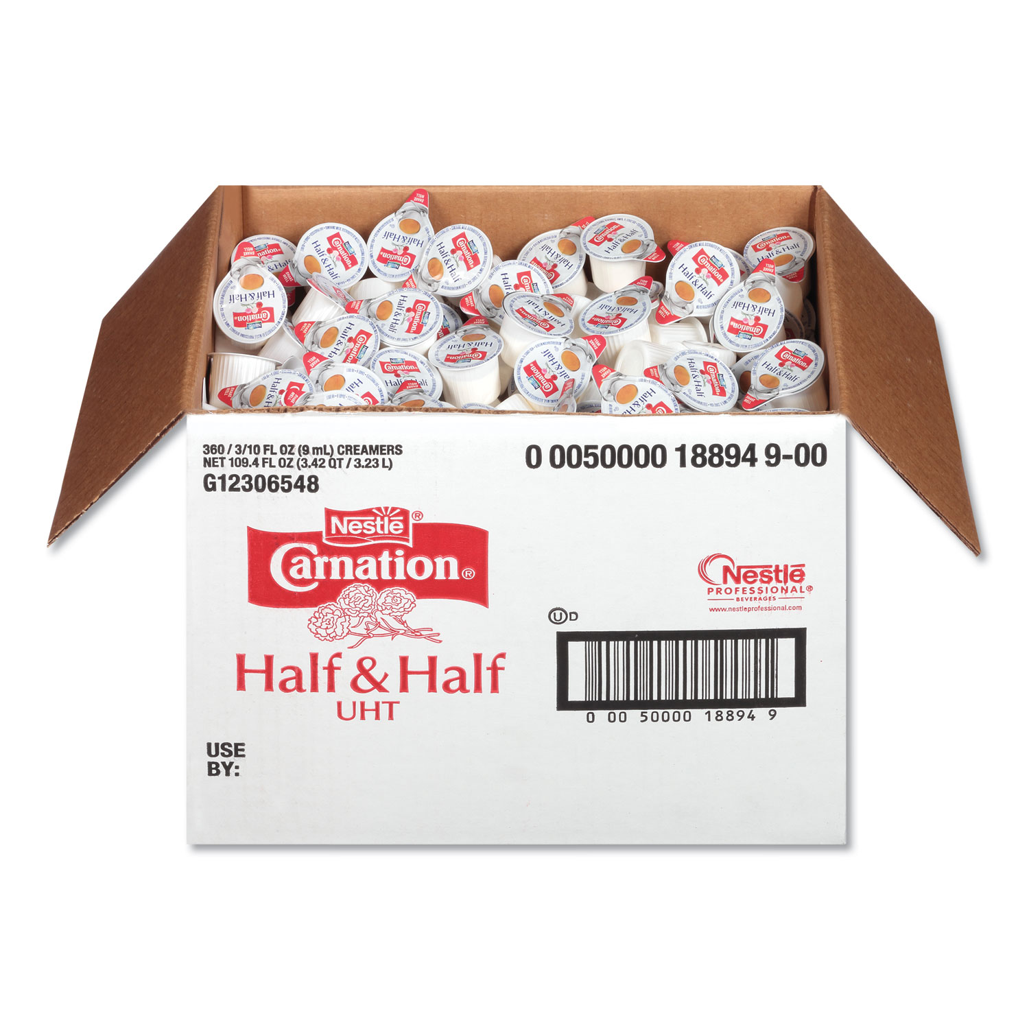  Carnation 18894 Half & Half, 0.304 oz Cups, 360/Carton (NES18894) 