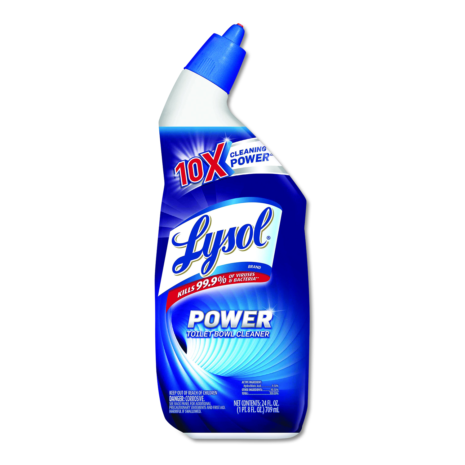  LYSOL Brand 19200-98012 Disinfectant Toilet Bowl Cleaner, Wintergreen, 24oz Bottle (RAC98012EA) 