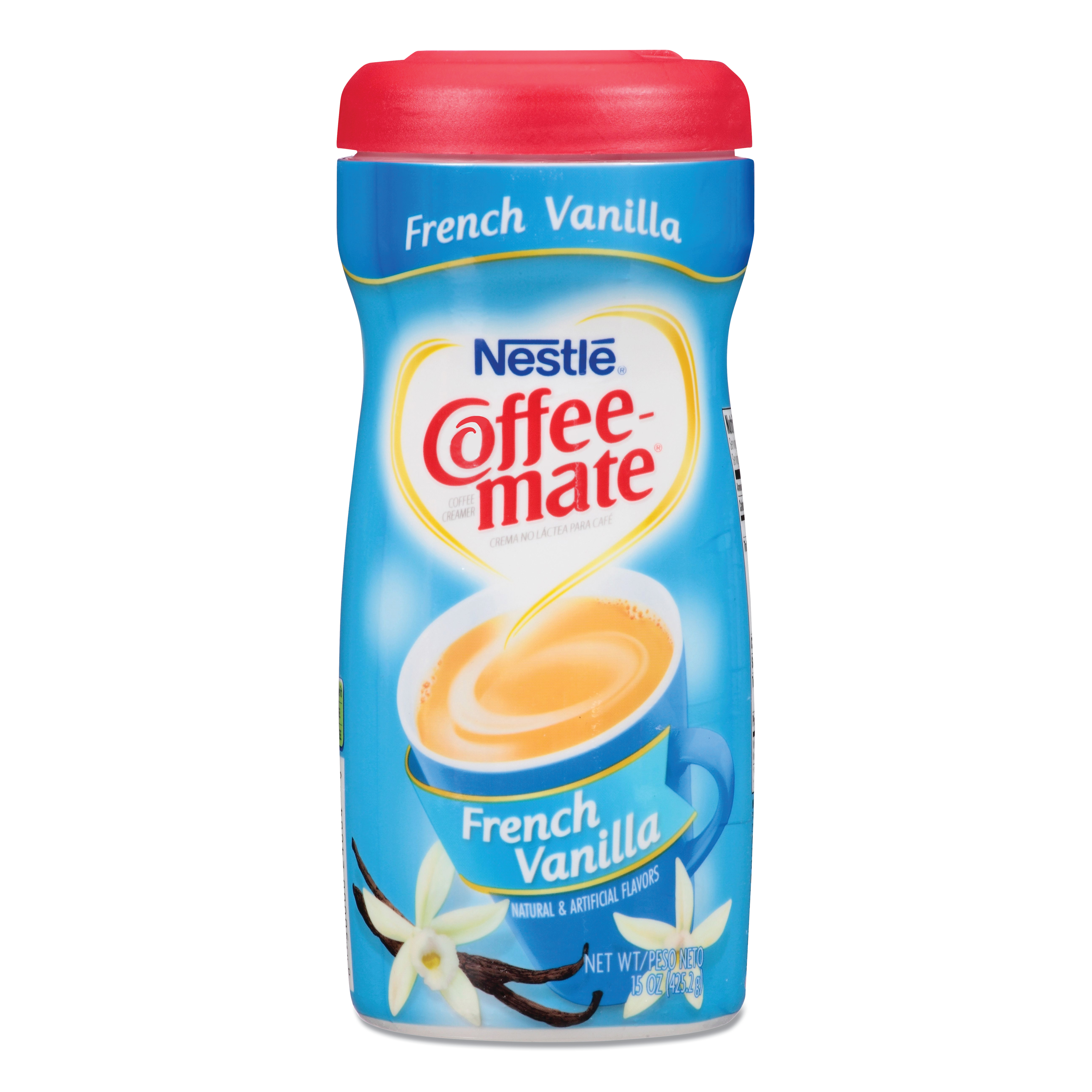 Coffee-mate 000500000357758 French Vanilla Creamer Powder, 15oz Plastic Bottle (NES35775) 