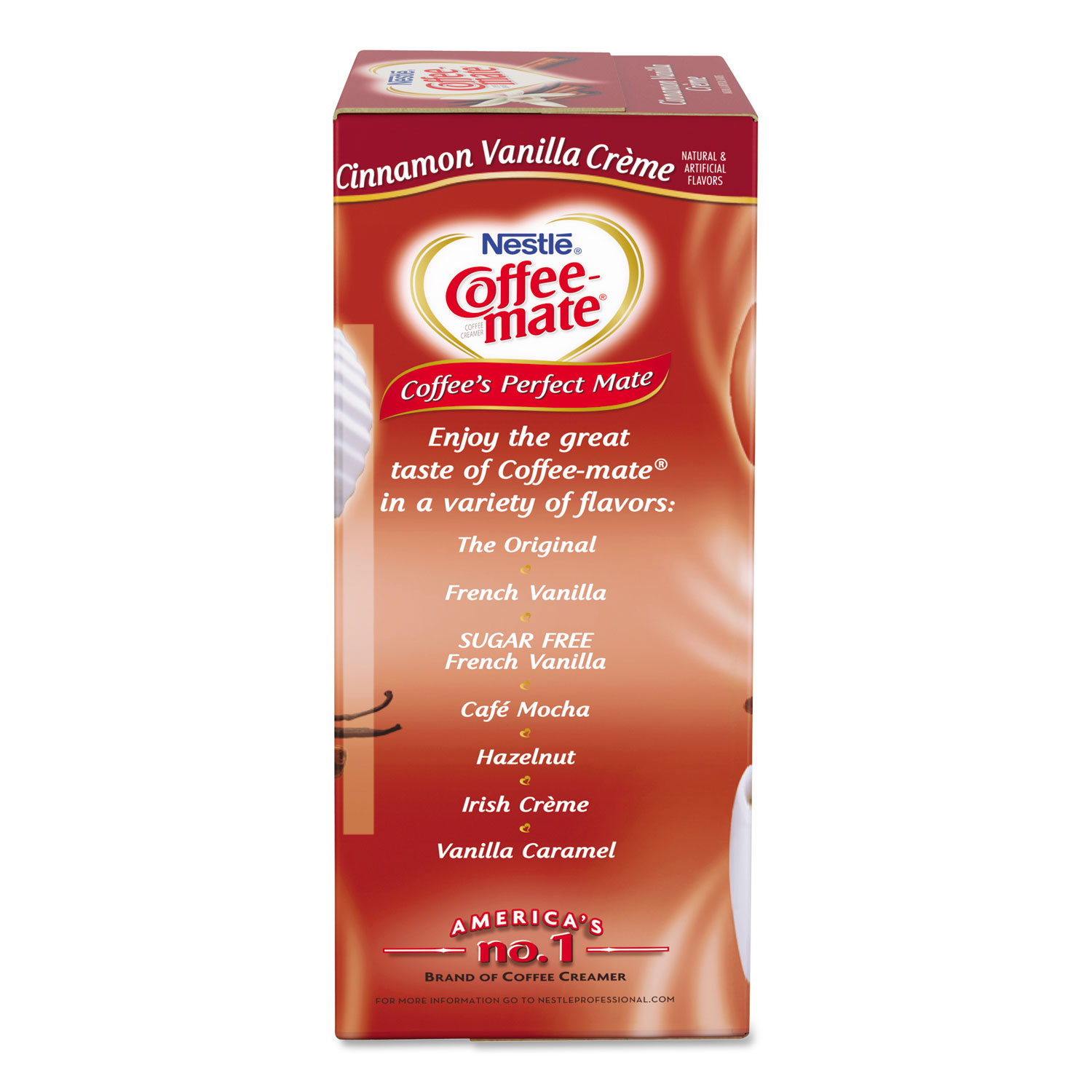 Liquid Coffee Creamer Cinnamon Vanilla 0 38 oz Mini Cups 