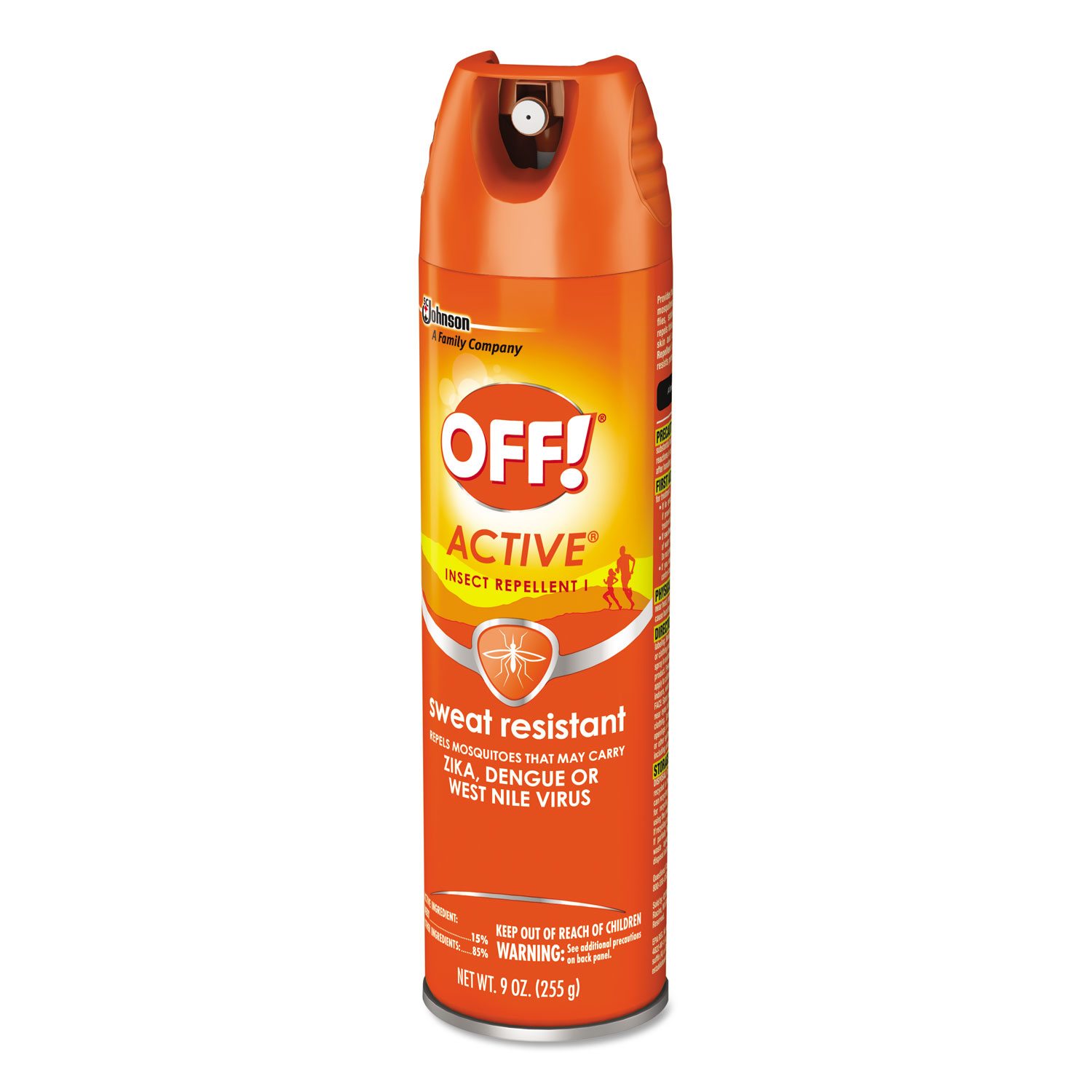 ACTIVE Insect Repellent, 6 oz Aerosol, 12/Carton
