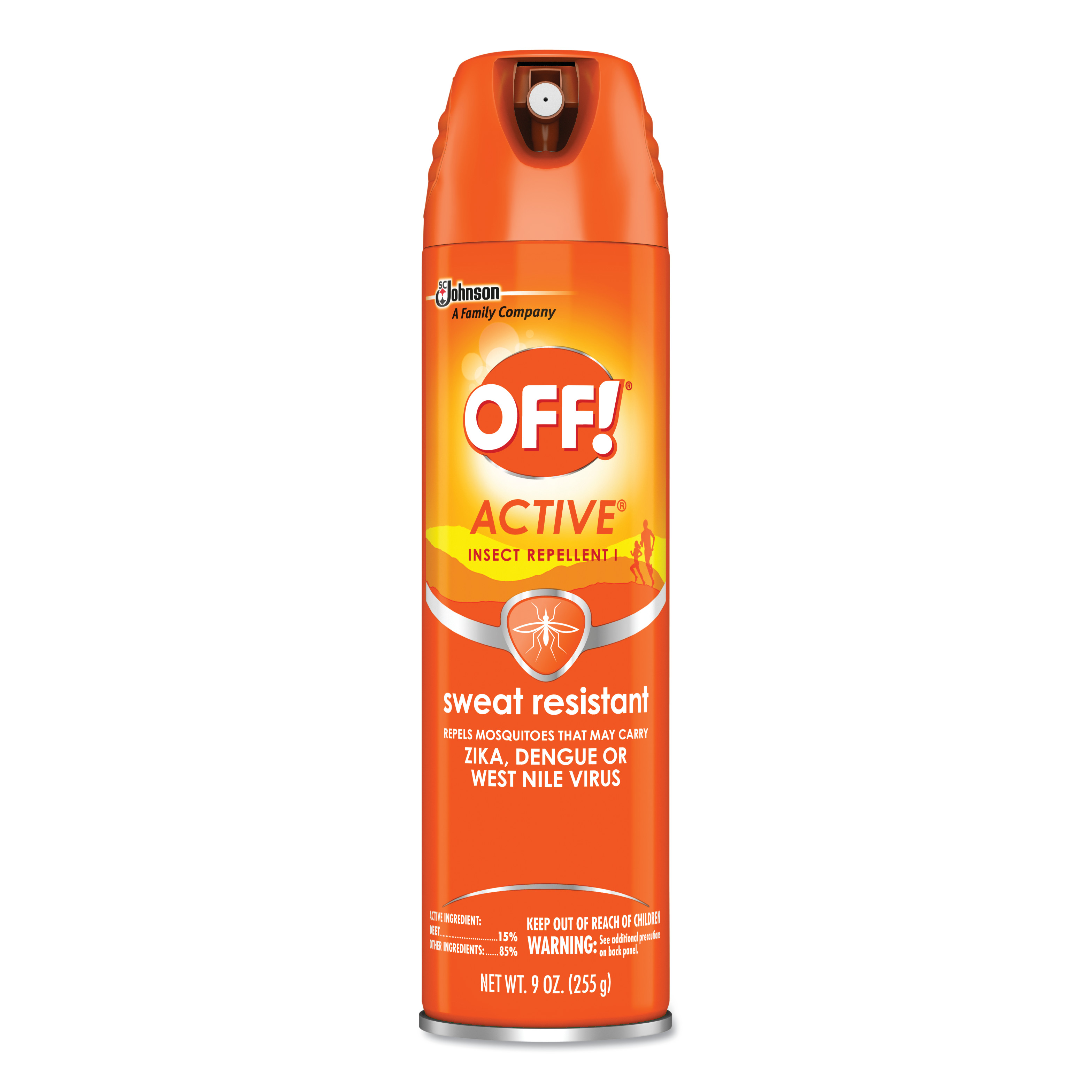  OFF! 611079 ACTIVE Insect Repellent, 6 oz Aerosol, 12/Carton (SJN611079) 