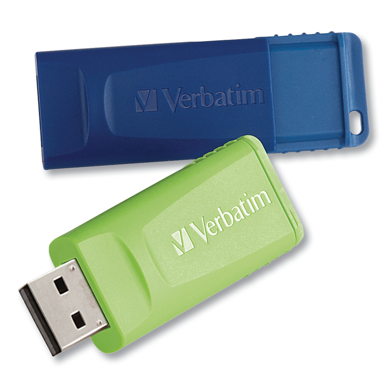  Verbatim 99812 Store 'n' Go USB Flash Drive, 64 GB, Assorted Colors, 2/Pack (VER99812) 