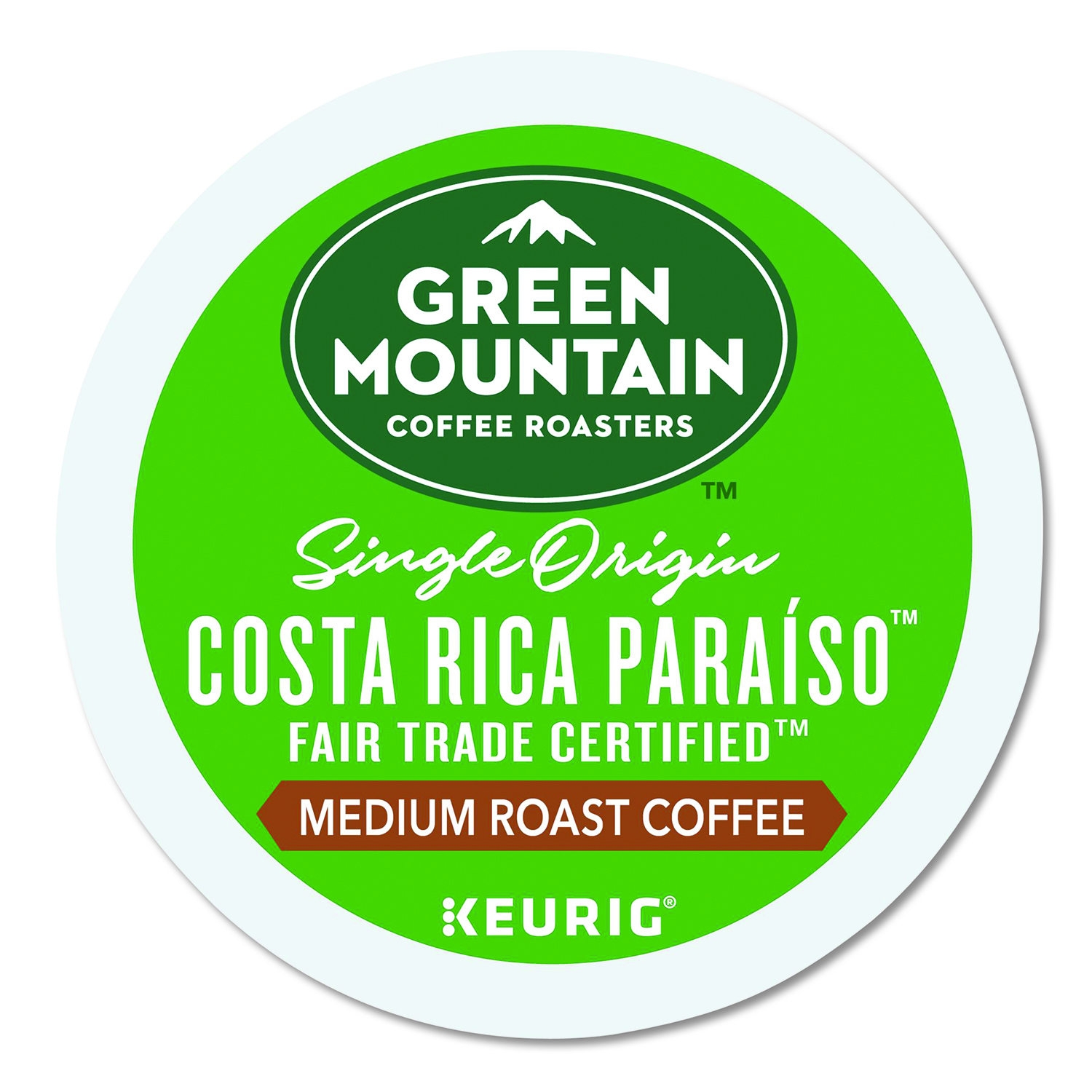  Green Mountain Coffee 3808 K-Cup Pods Costa Rica Paraiso, 24/Box (GMT8087) 