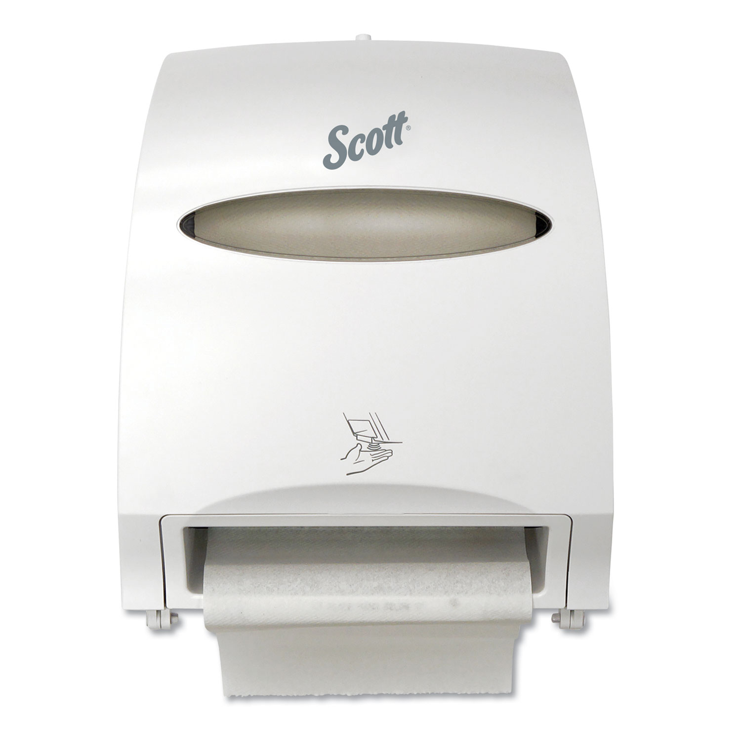  Scott 48858 Essential Electronic Hard Roll Towel Dispenser, 12.7w x 9.572d x 15.761h, White (KCC48858) 