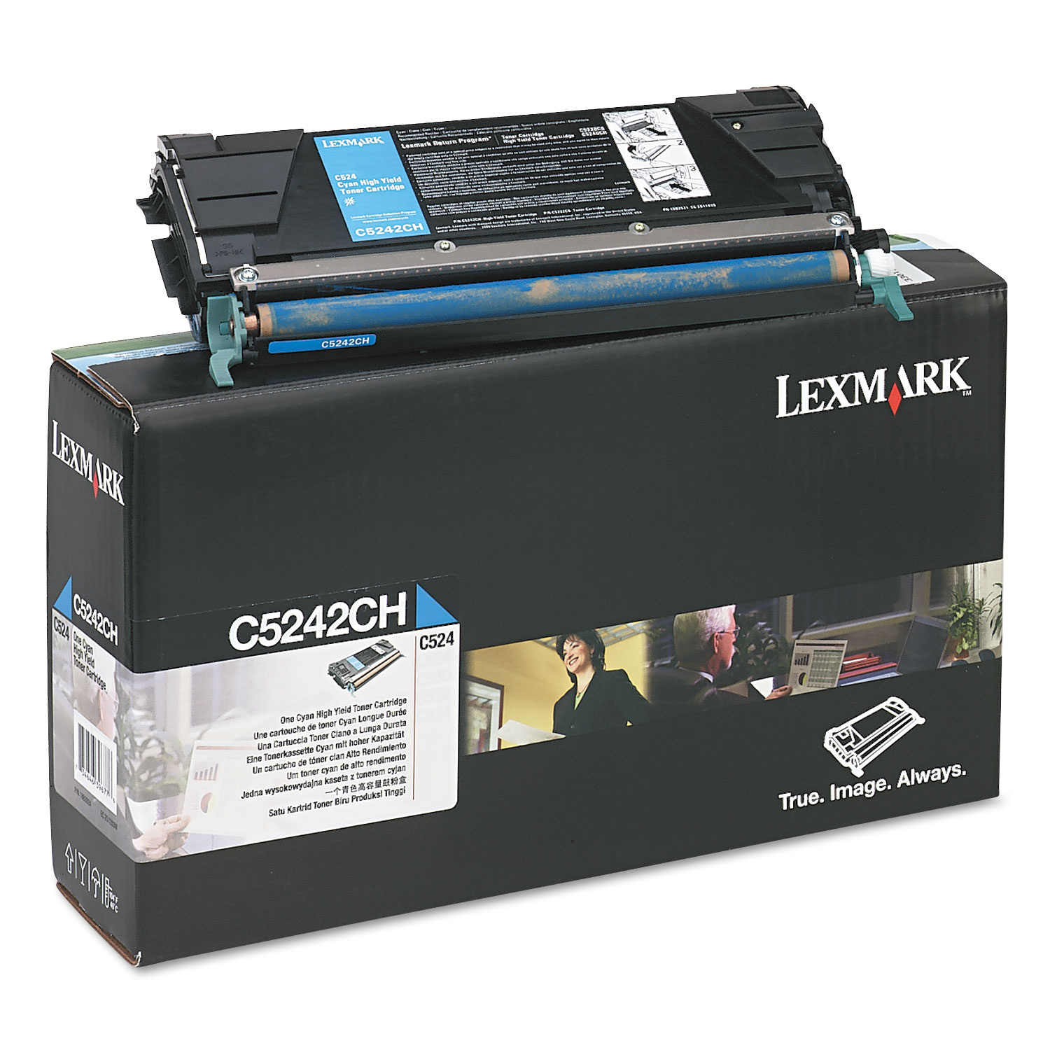 C5242CH High-Yield Toner, 5000 Page-Yield, Cyan