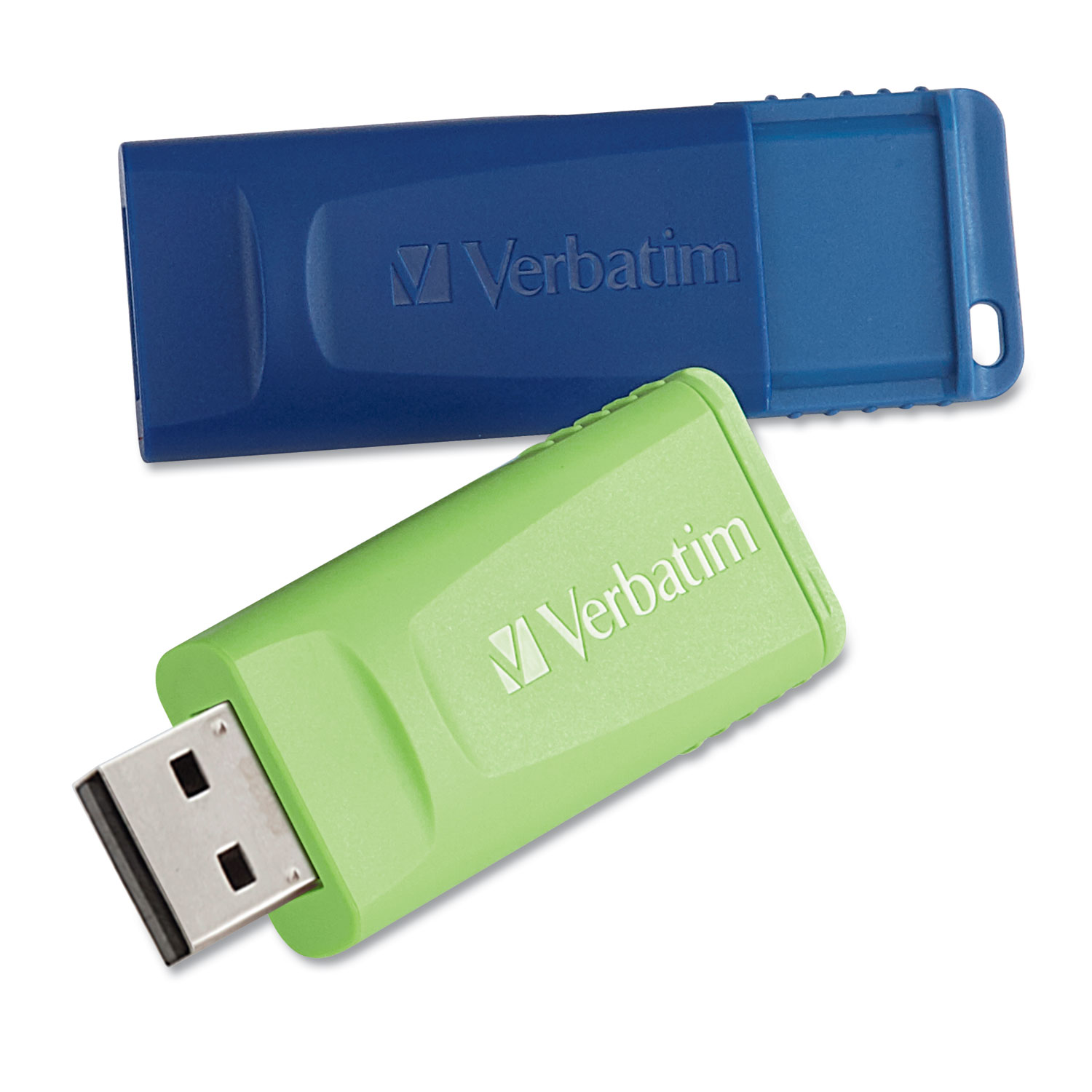  Verbatim 99124 Store 'n' Go USB Flash Drive, 32 GB, Assorted Colors, 2 Pack (VER99124) 