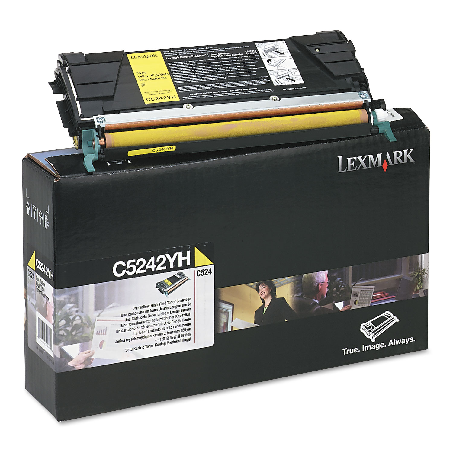 C5242YH High-Yield Toner, 5000 Page-Yield, Yellow