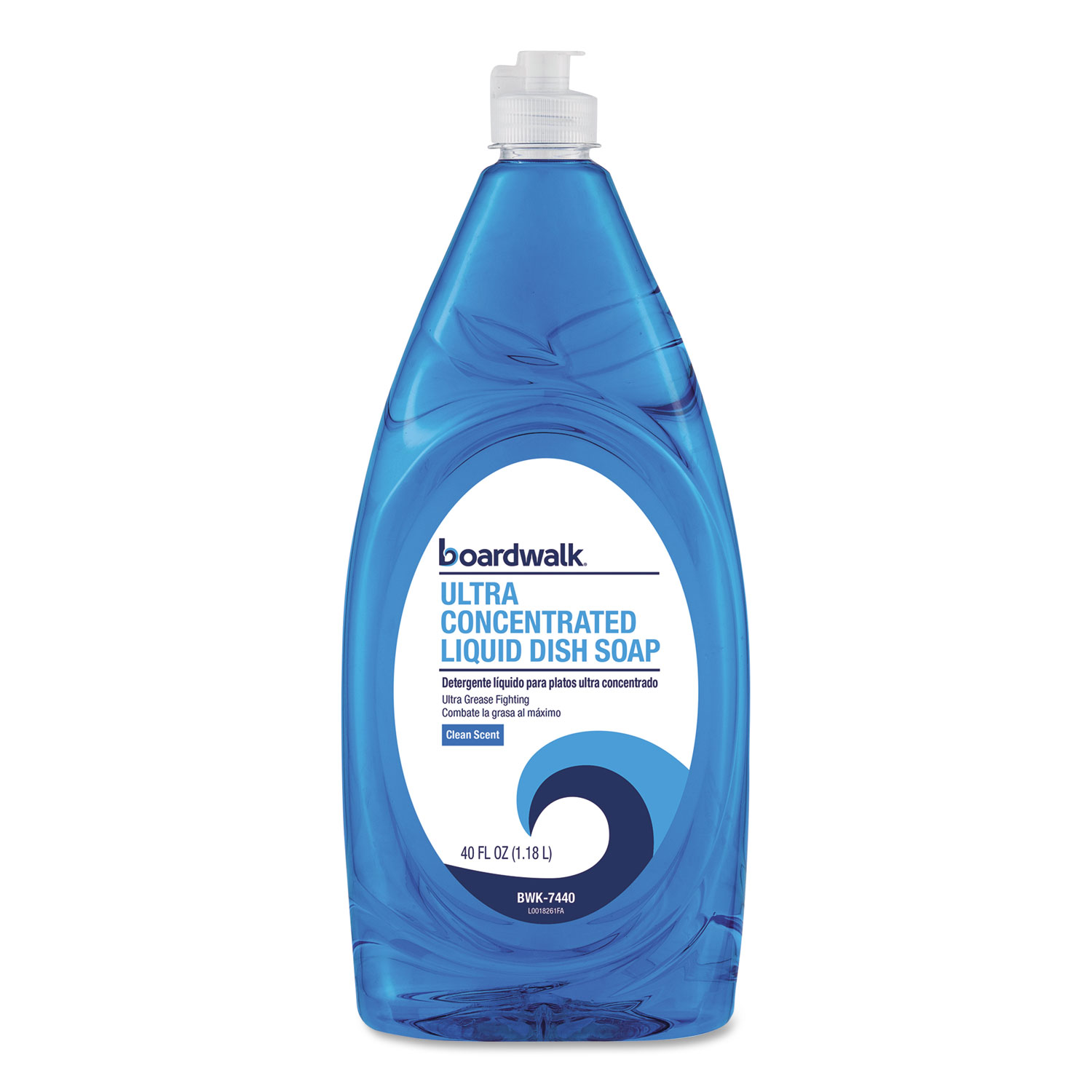  Boardwalk 1000049705 Ultra Concentrated Liquid Dish Soap, Clean, 40 oz, 6/Carton (BWK7440) 