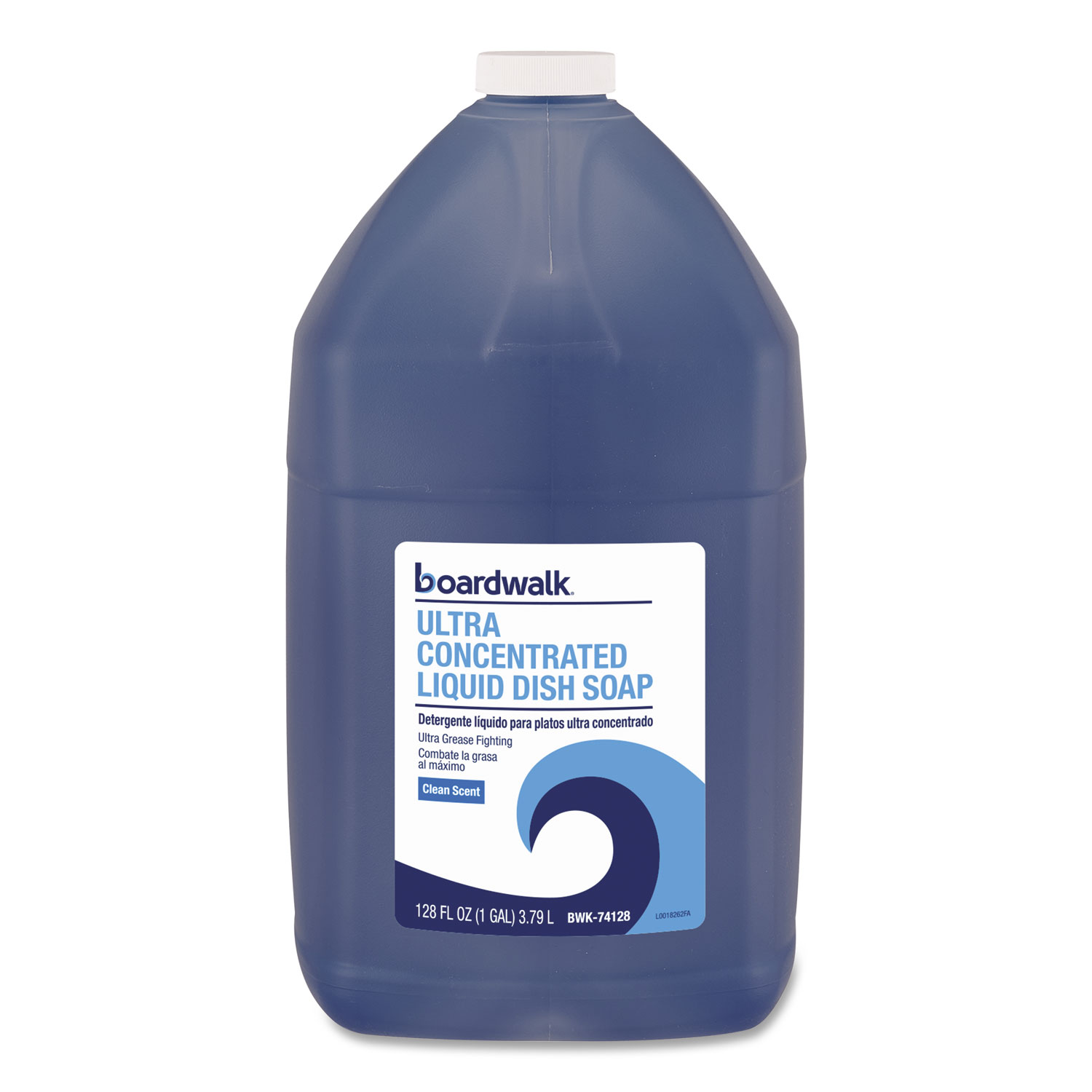  Boardwalk 1000049706 Ultra Concentrated Liquid Dish Soap, Clean, 1 gal, 4/Carton (BWK74128) 