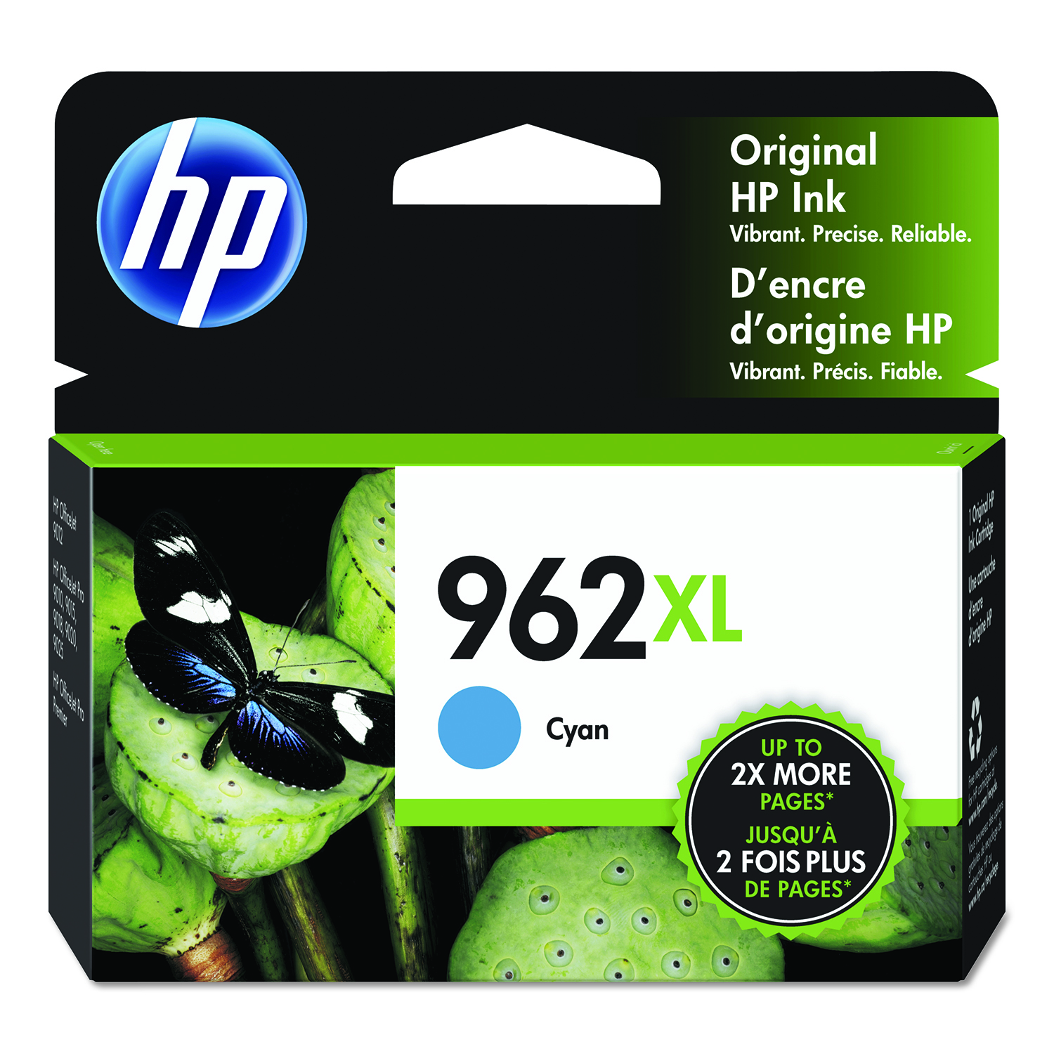  HP 3JA00AN#140 HP 962XL, (3JA00AN) High Yield Cyan Original Ink Cartridge (HEW3JA00AN) 