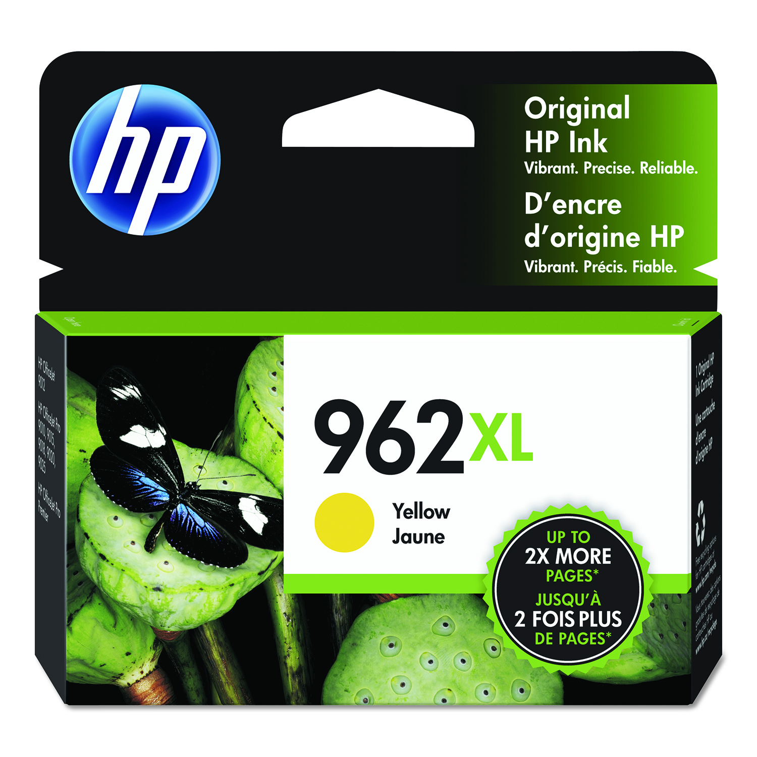  HP 3JA02AN#140 HP 962XL, (3JA02AN) High Yield Yellow Original Ink Cartridge (HEW3JA02AN) 