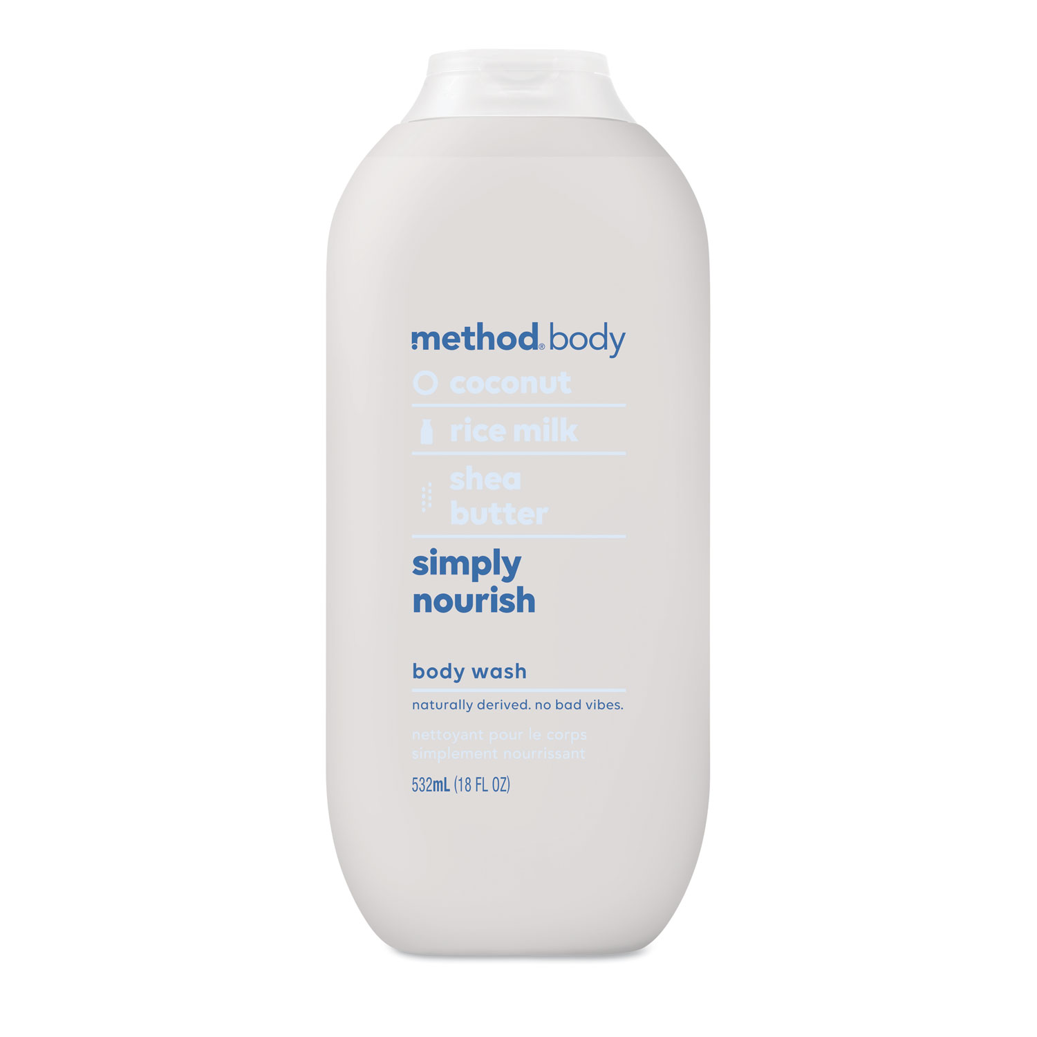  Method MTH01857 Womens Body Wash, 18 oz, Coconut/Rice Milk/Shea Butter, 6/Carton (MTH01857) 