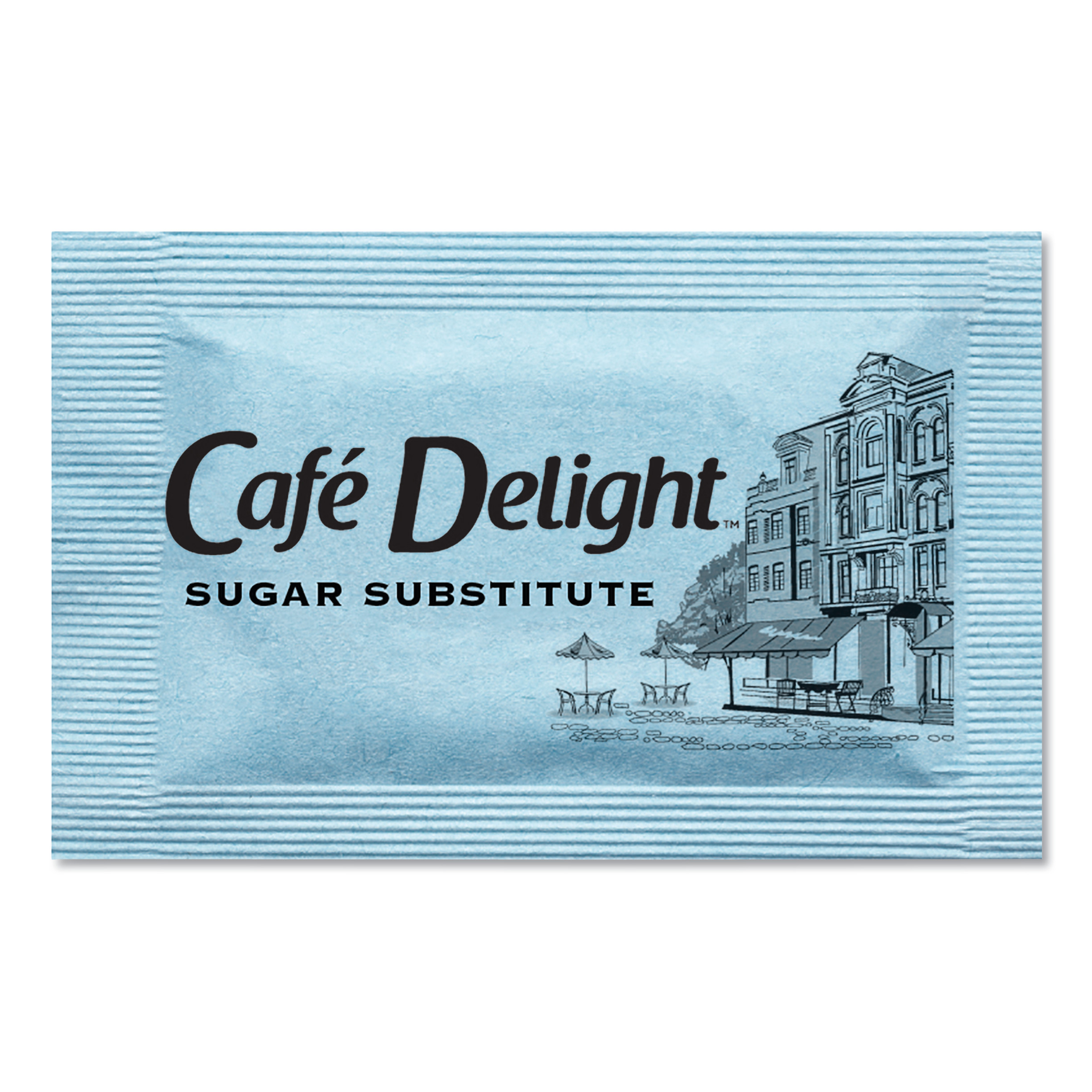  Café Delight OFX11103 Blue Sweetener Packets, 0.08 g Packet, 2000 Packets/Box (OFX11103) 