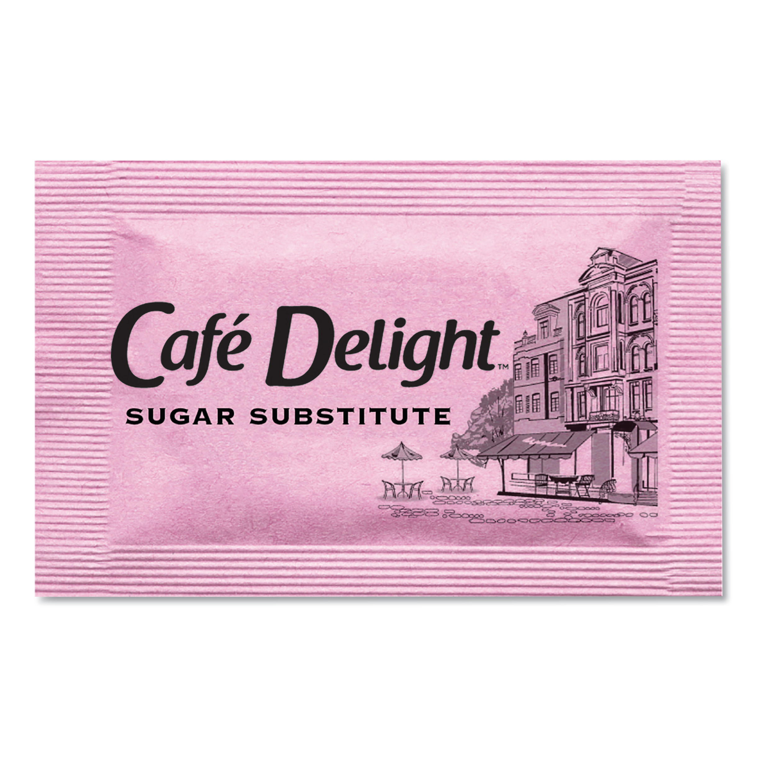  Café Delight OFX11420 Pink Sweetener Packets, 0.08 g Packet, 2000 Packets/Box (OFX11420) 