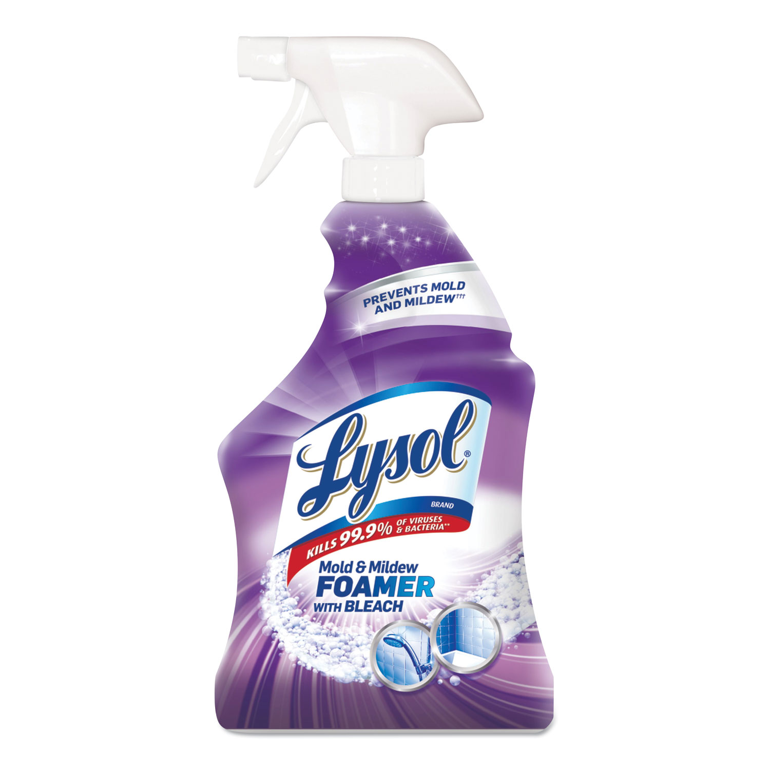  LYSOL Brand 19200-78915 Mold and Mildew Remover with Bleach, Ready to Use, 32 oz Spray Bottle (RAC78915EA) 