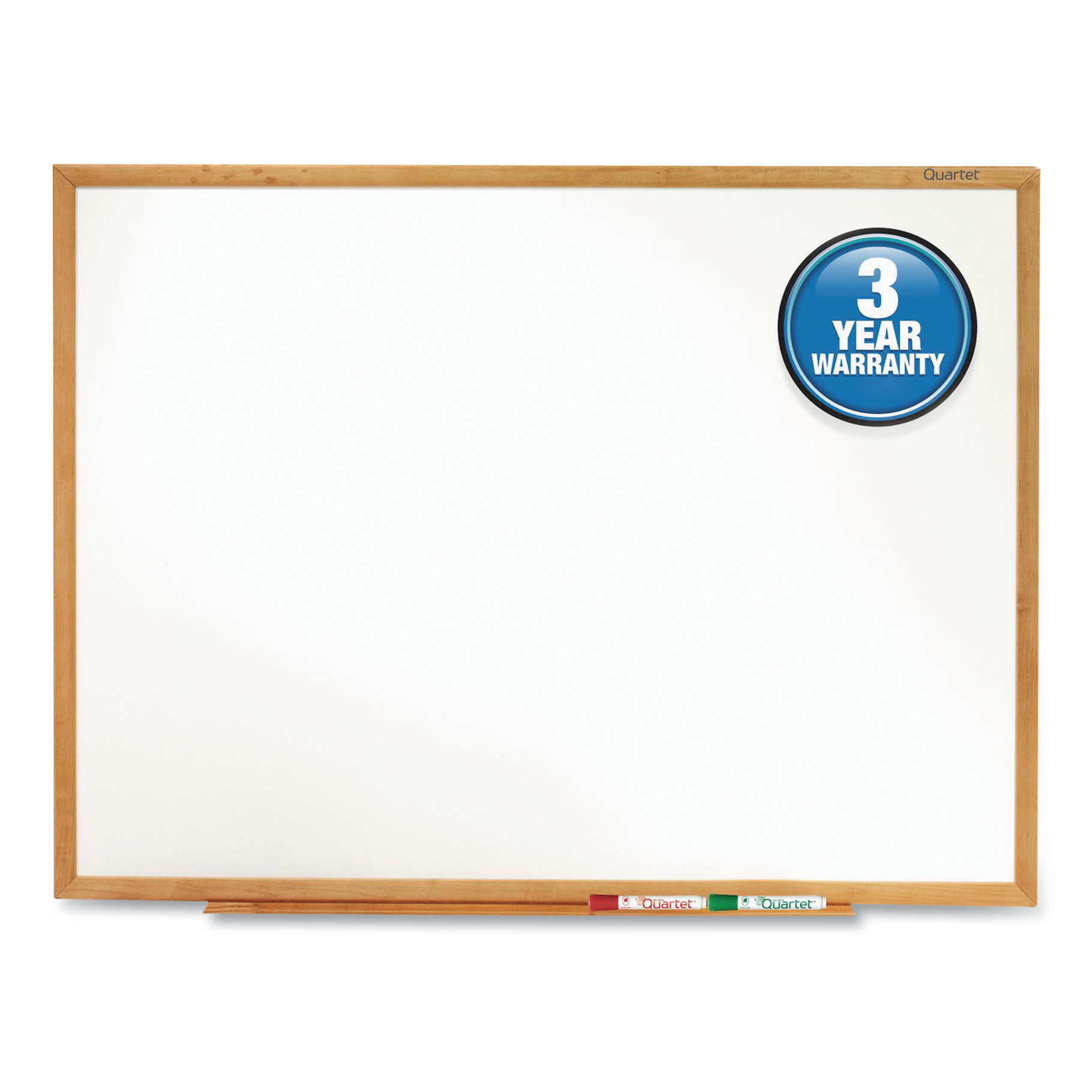  Quartet S578 Classic Series Total Erase Dry Erase Board, 96 x 48, Oak Finish Frame (QRTS578) 