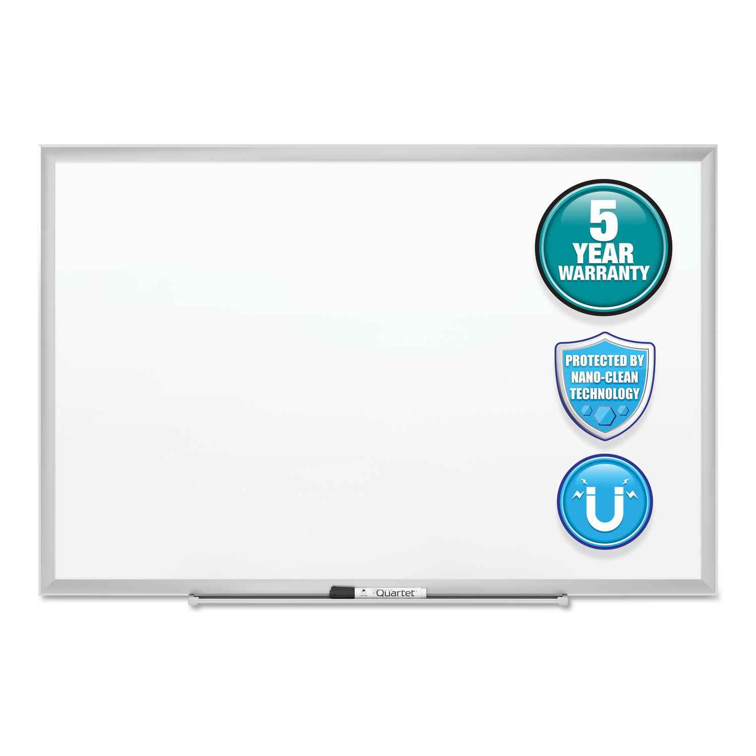 ウォッシュボード Classic Series Nano-Clean Dry Erase Board, 72