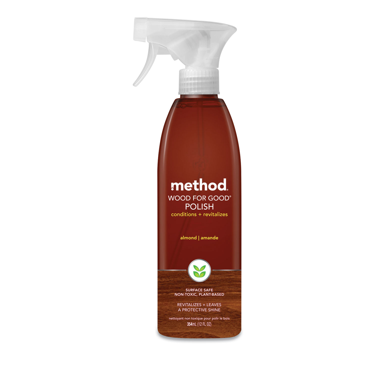  Method MTH00086 Wood Polish, Liquid, 12 oz Spray Bottle, 6/Carton (MTH00086CT) 