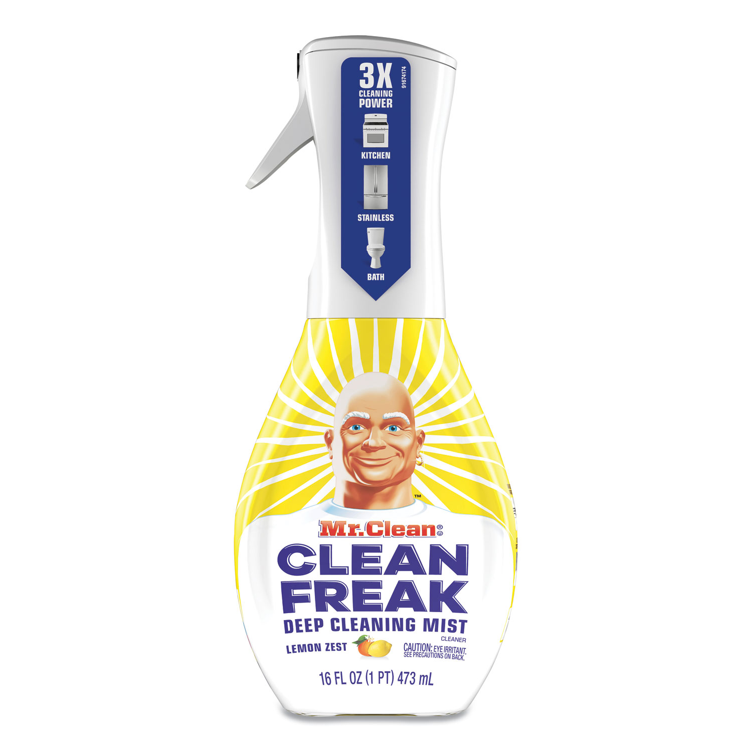  Mr. Clean 79129 Clean Freak Deep Cleaning Mist Multi-Surface Spray, Lemon, 16 oz, 6/CT (PGC79129) 