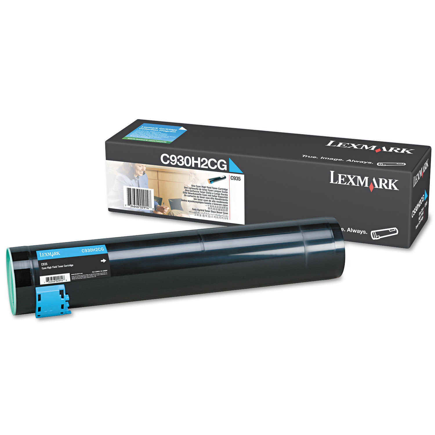  Lexmark C930H2CG C930H2CG High-Yield Toner, 24000 Page-Yield, Cyan (LEXC930H2CG) 
