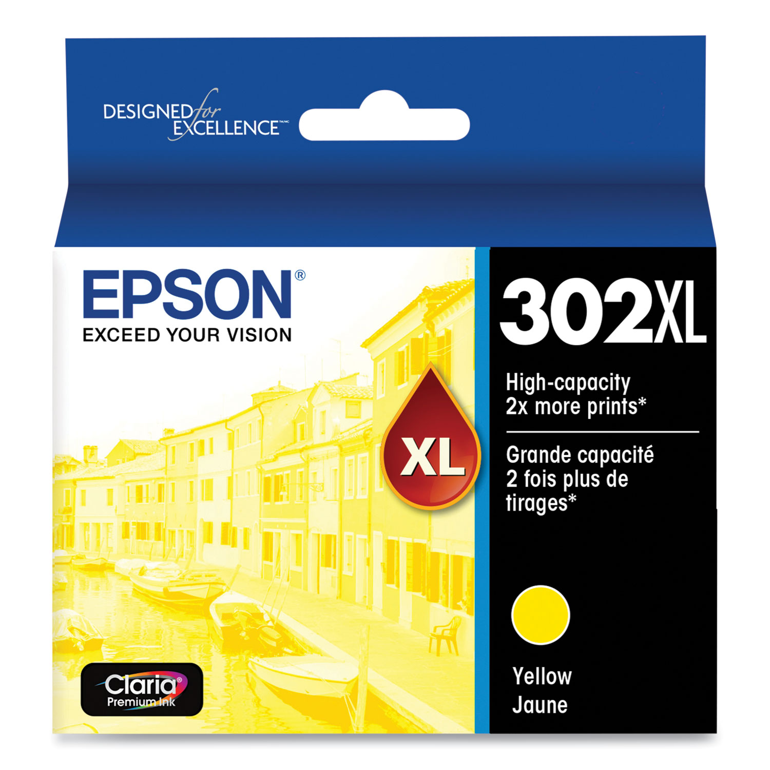  Epson T302XL420-S T302XL420S (T302XL) Claria High-Yield Ink, Yellow (EPST302XL420S) 
