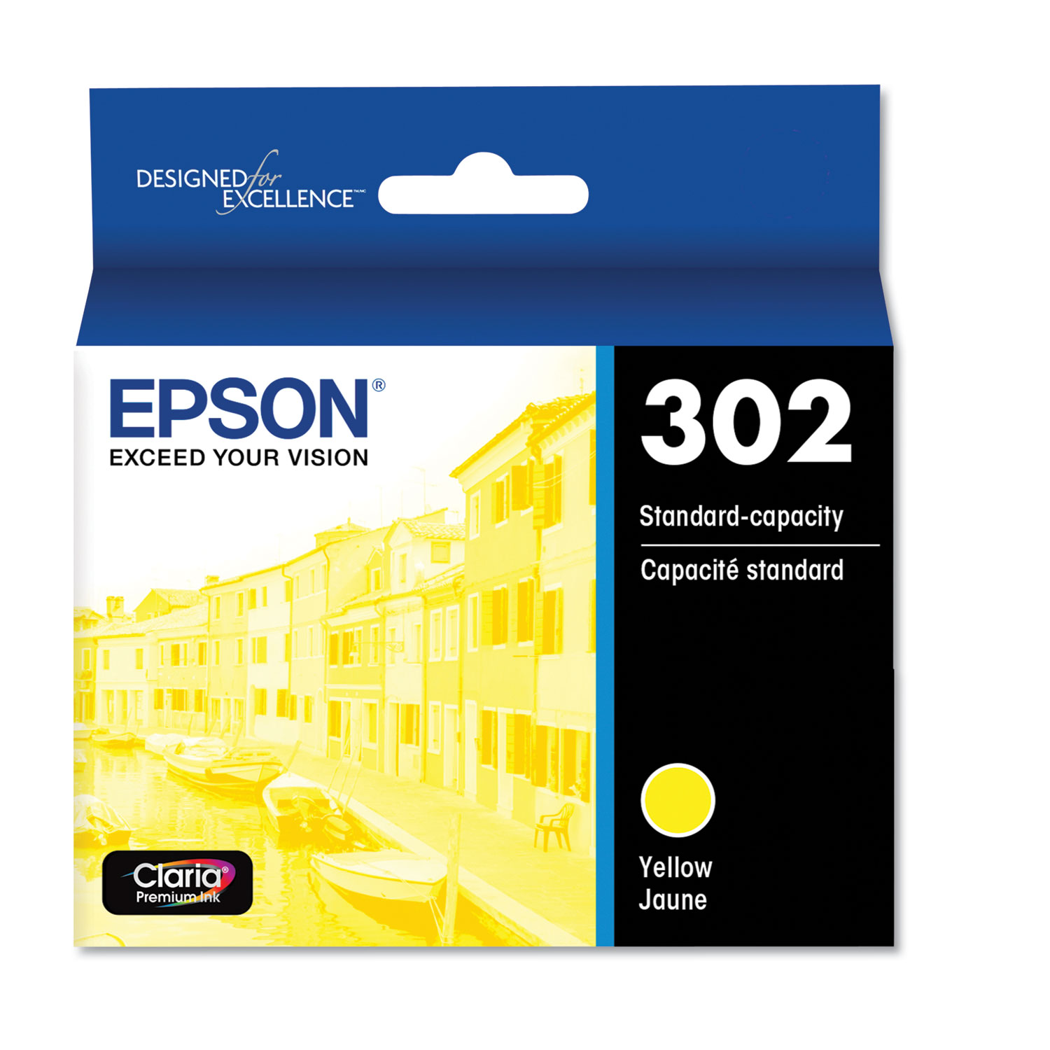  Epson T302420-S T302420S (T302) Claria Ink, Yellow (EPST302420S) 