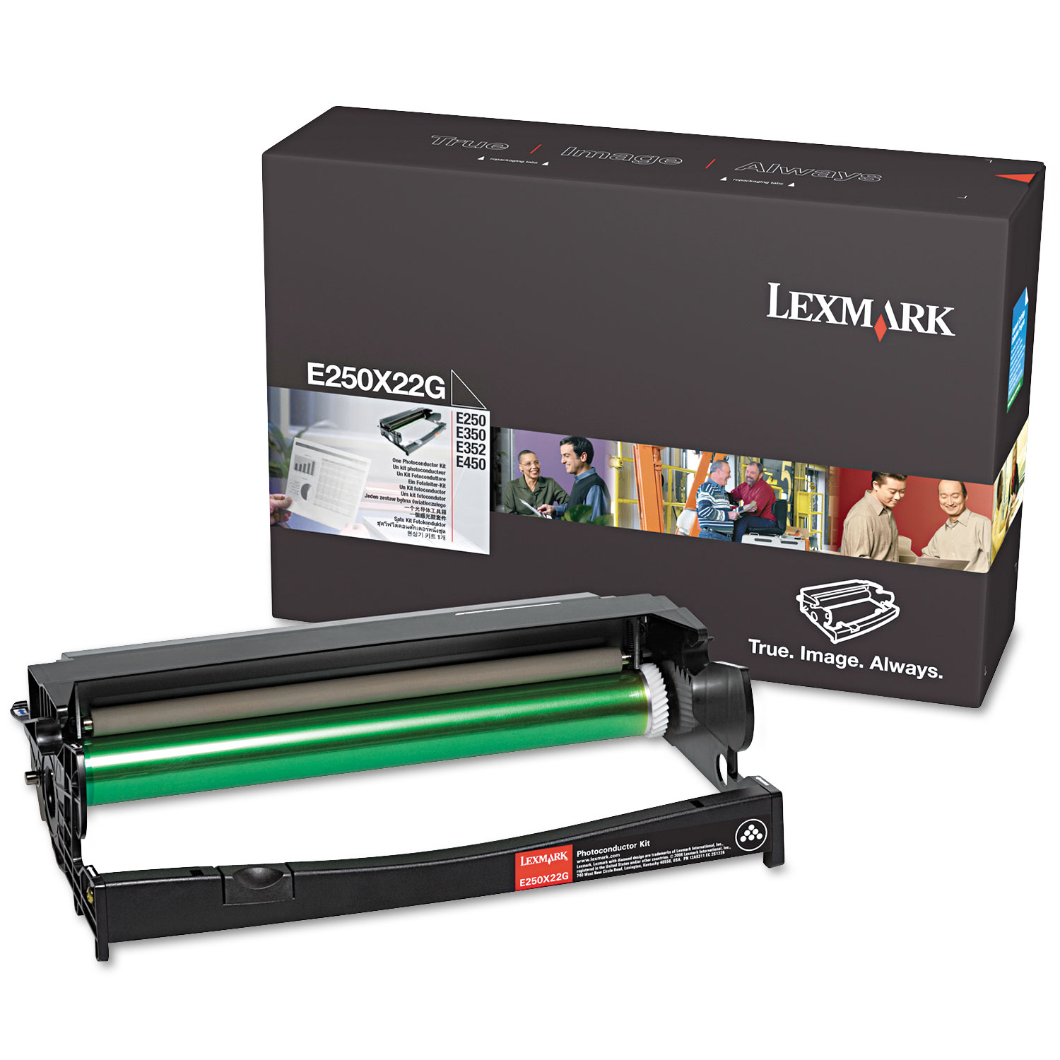  Lexmark E250X22G E250X22G Photoconductor Kit, 30000 Page-Yield, Black (LEXE250X22G) 
