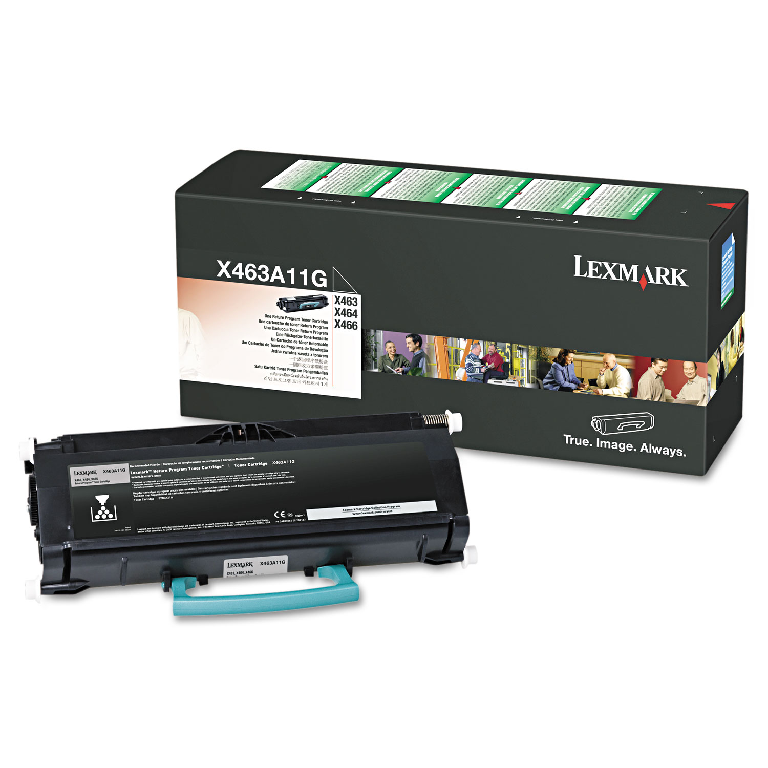 X463A11G Return Program Toner, 3,500 Page-Yield, Black - Zerbee