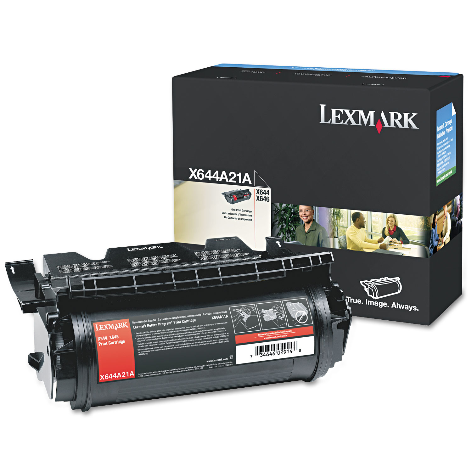 X644A21A Extra High-Yield Toner, 10000 Page-Yield, Black