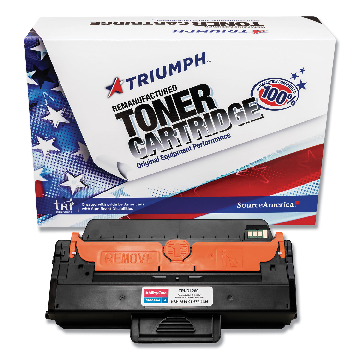 Remanufactured Black Toner, Replacement for 331-7328, 2,500 Page-Yield