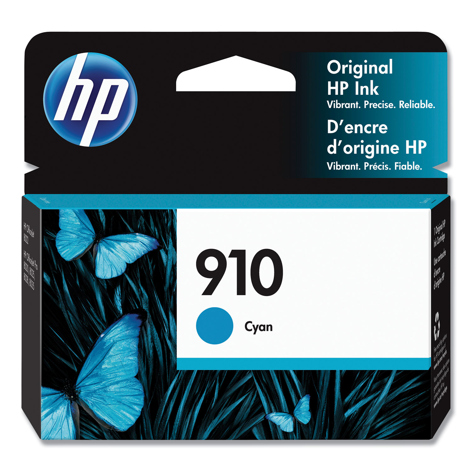  HP 3YL58AN#140 HP 910, (3YL58AN) Cyan Original Ink Cartridge (HEW3YL58AN) 