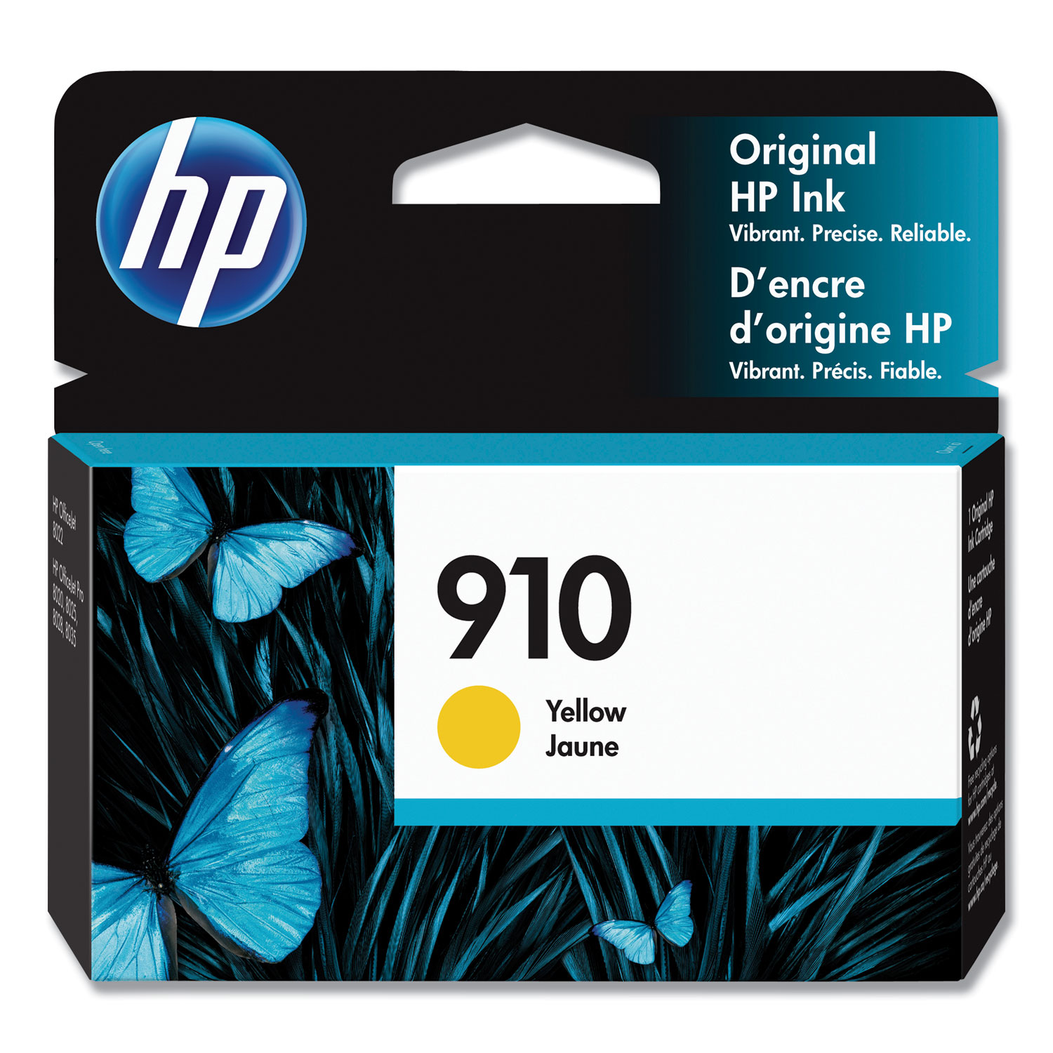  HP 3YL60AN#140 HP 910, (3YL60AN) Yellow Orignal Ink Cartridge (HEW3YL60AN) 