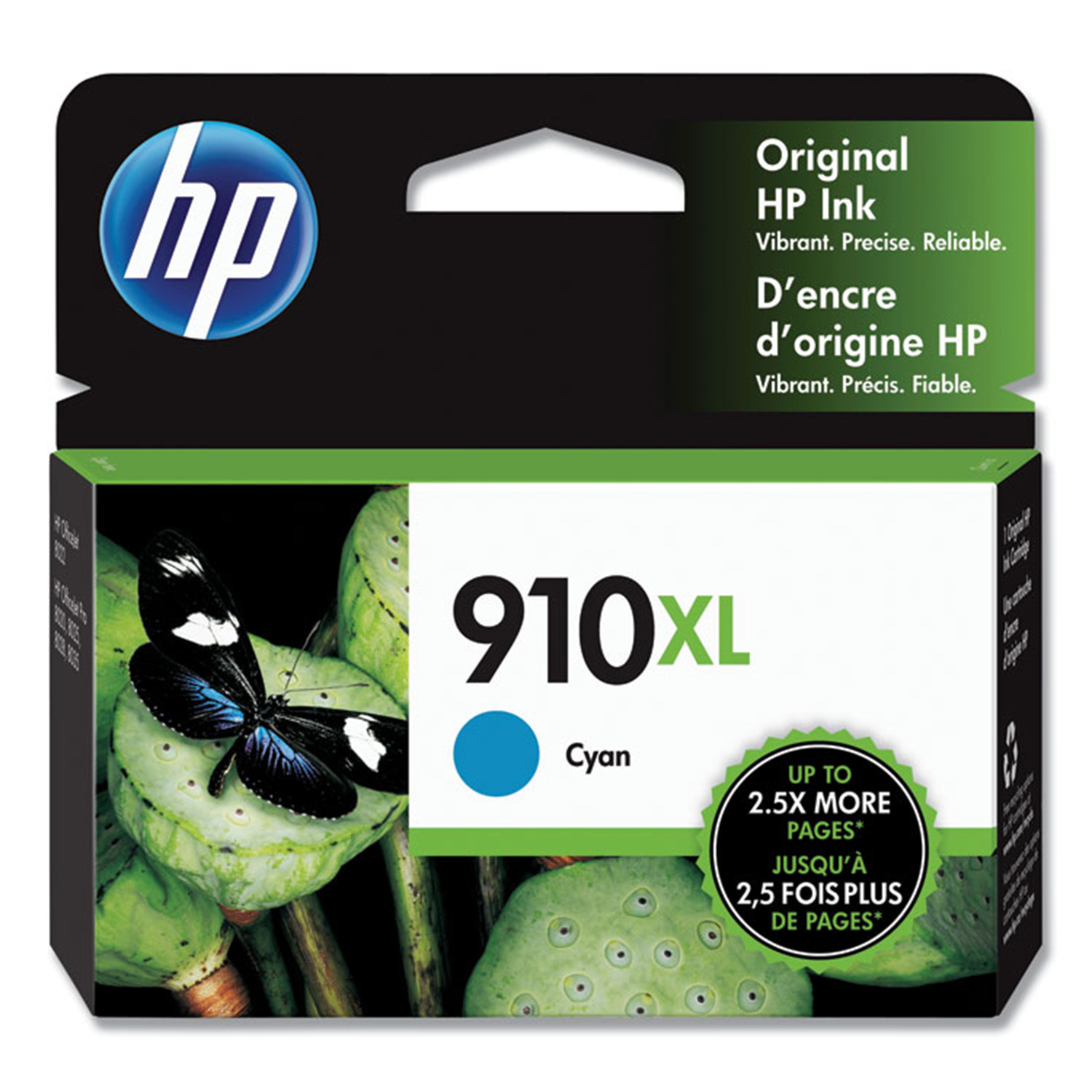  HP 3YL62AN#140 HP 910XL, (3YL62AN) High Yield Cyan Original Ink Cartridge (HEW3YL62AN) 
