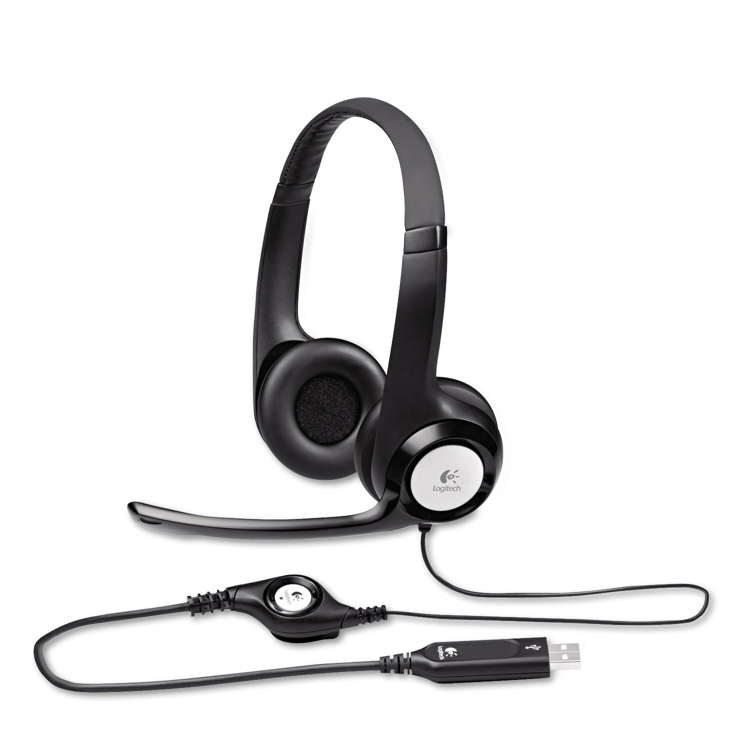  Logitech 981-000014 H390 USB Headset w/Noise-Canceling Microphone (LOG981000014) 