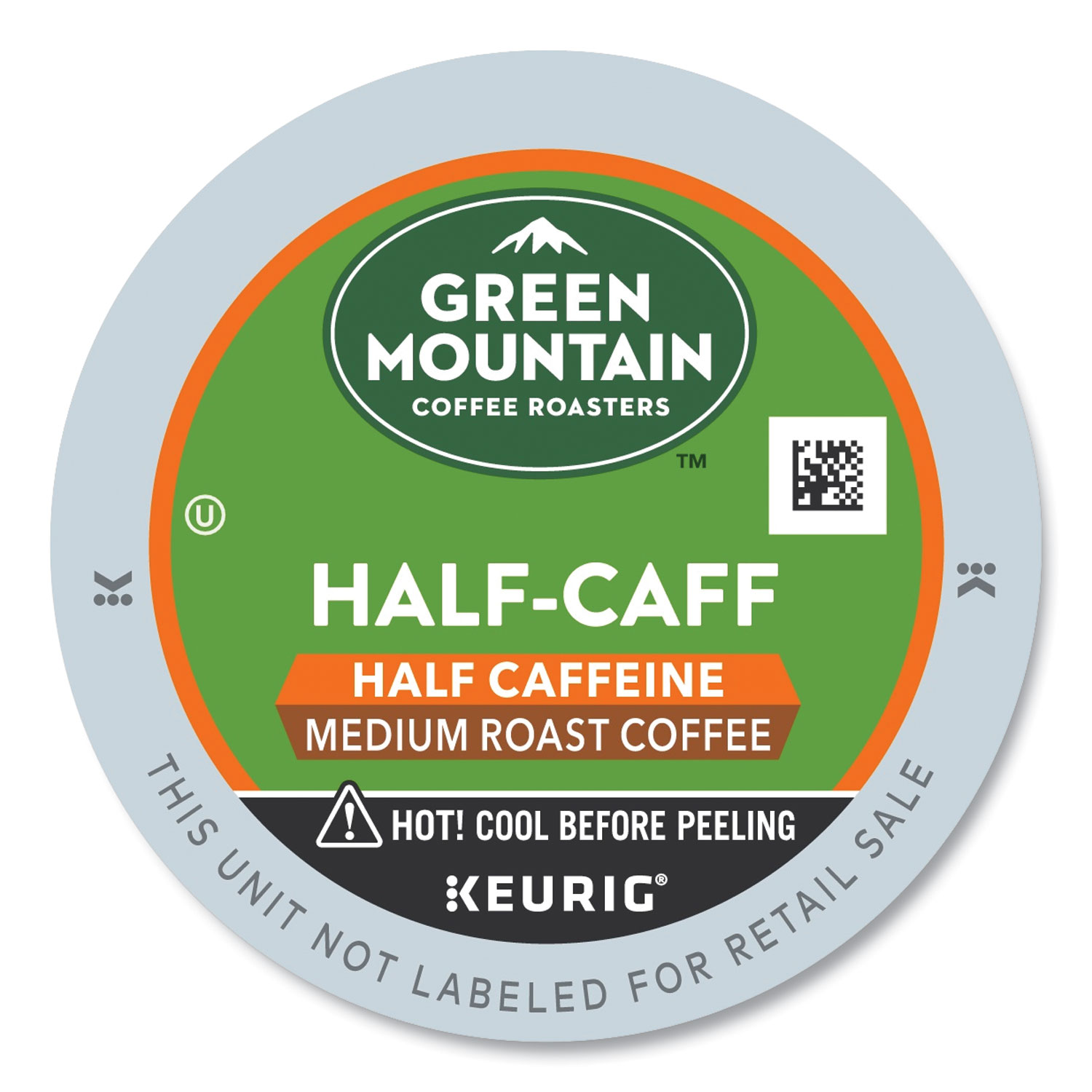  Green Mountain Coffee 4069 Half-Caff Coffee K-Cups, 24/Box (GMT6999) 
