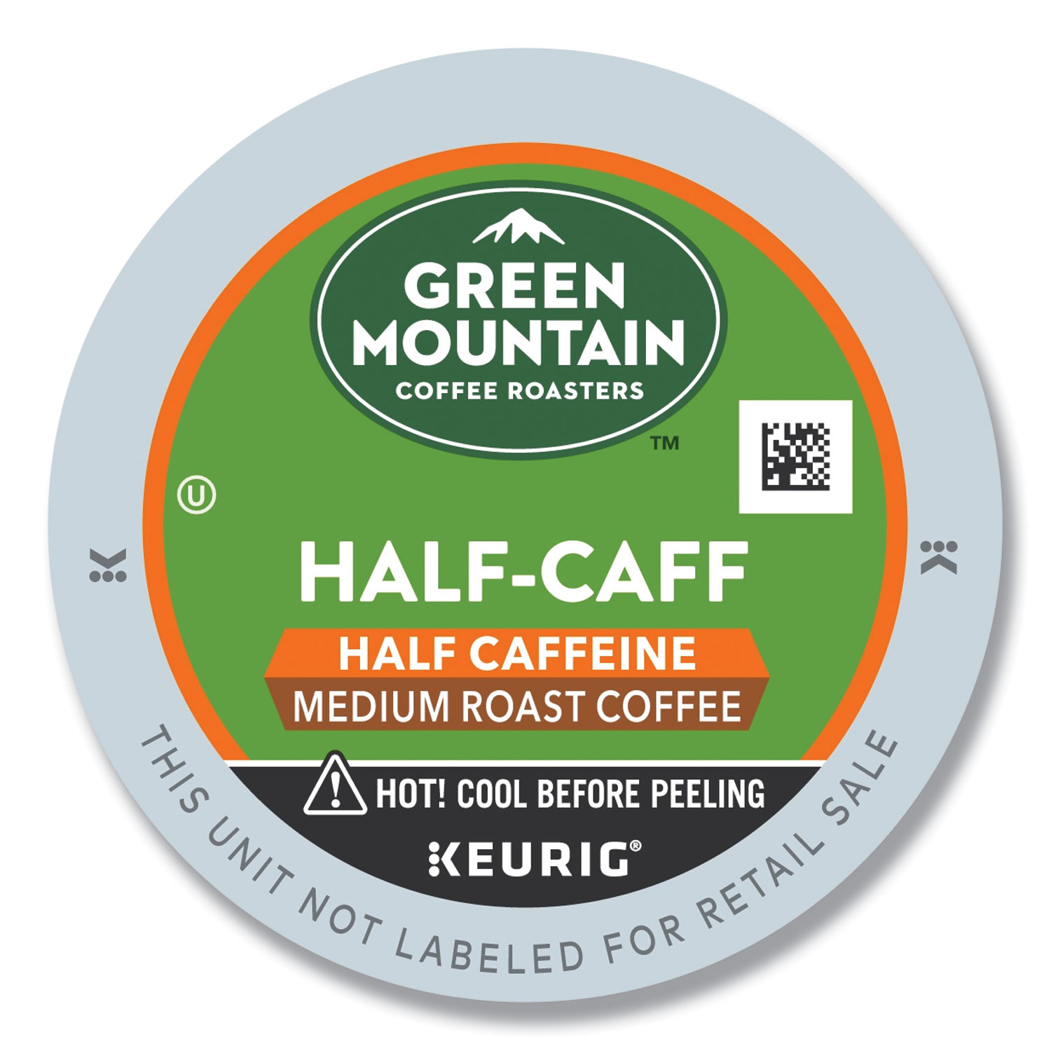  Green Mountain Coffee 6999 Half-Caff Coffee K-Cups, 96/Carton (GMT6999CT) 
