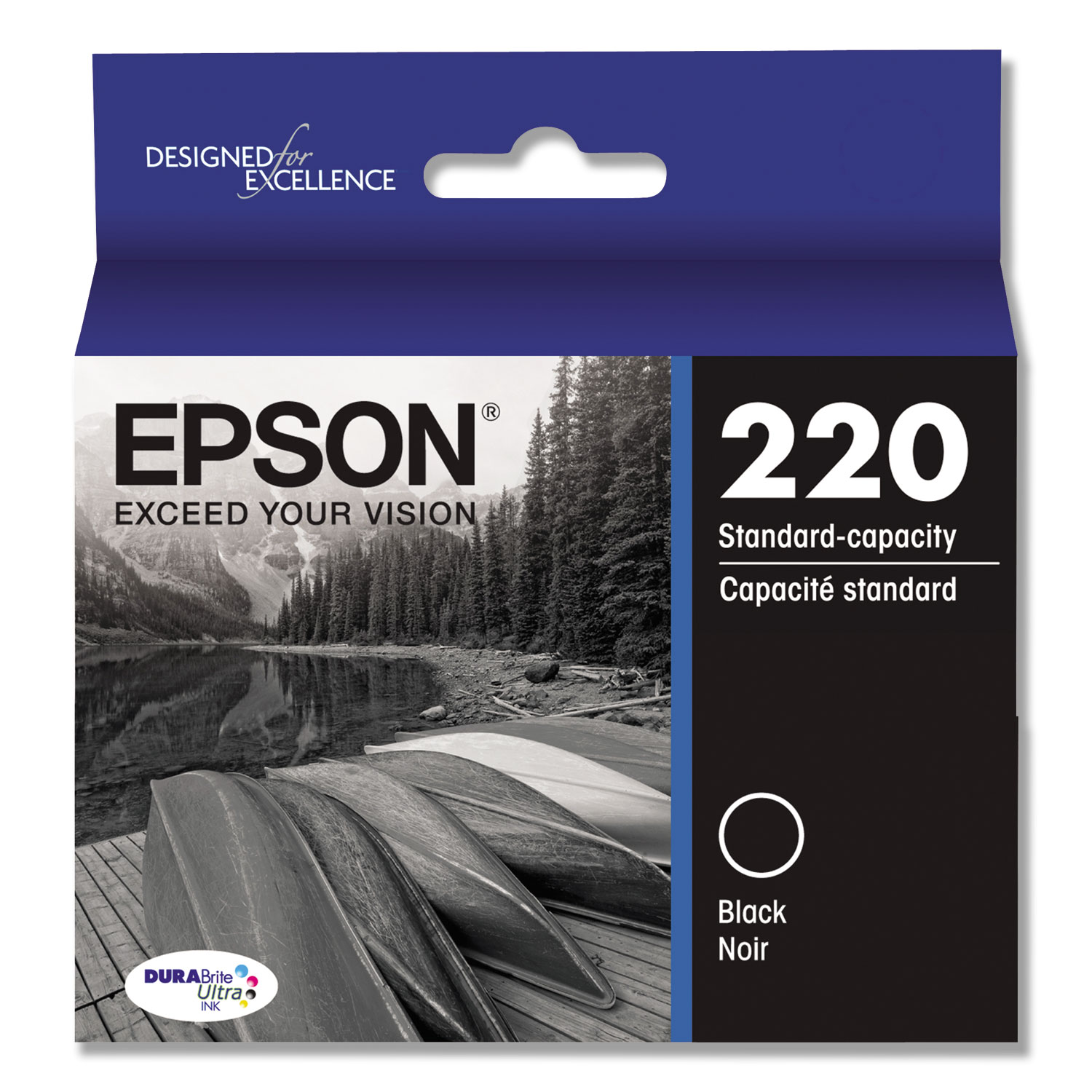  Epson T220120S T220120S (220) DURABrite Ultra Ink, 175 Page-Yield, Black (EPST220120S) 