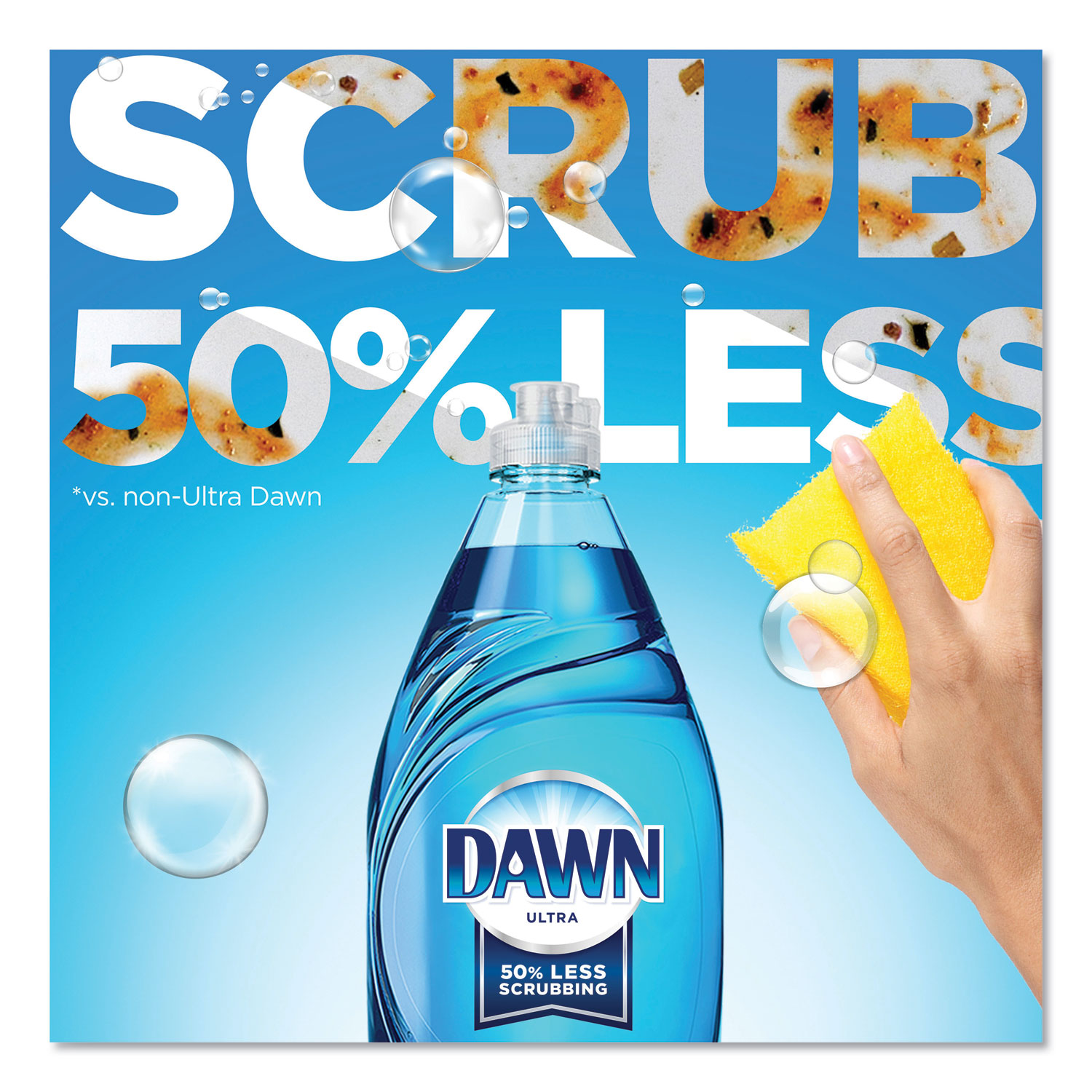 Ultra Liquid Dish Detergent, Dawn Original, 75 oz Bottle, 6/Carton