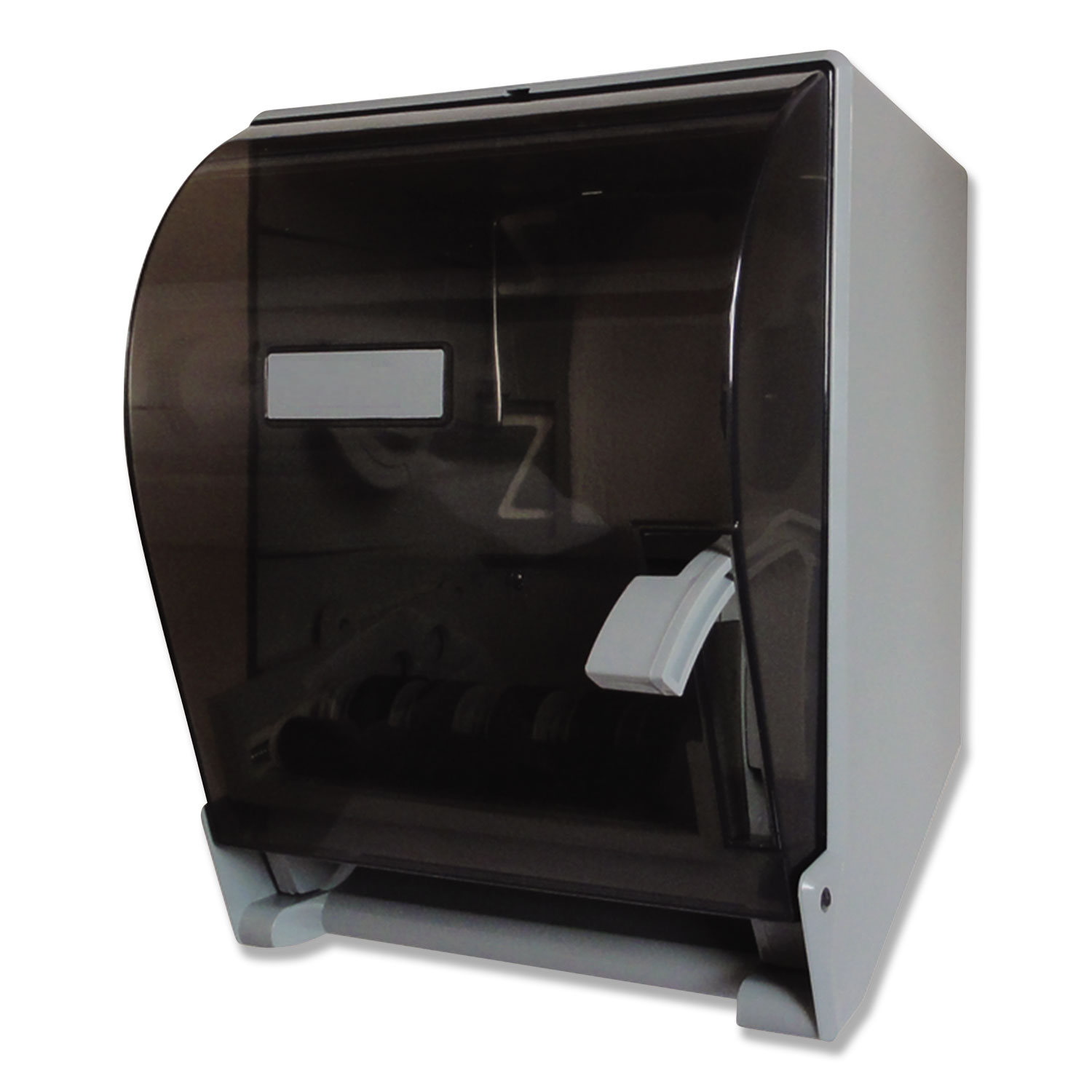  GEN 320-02 Lever Action Roll Towel Dispenser, 11 1/4 x 9 1/2 x 14 3/8, Transparent (GEN1605) 
