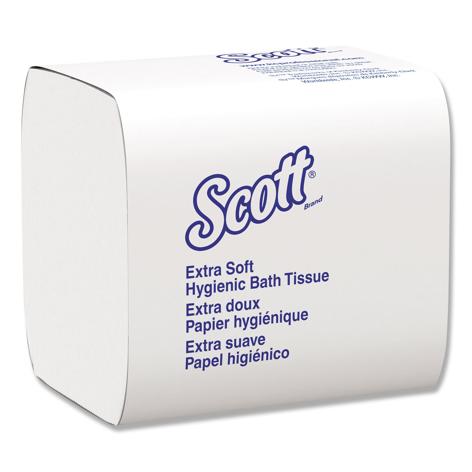  Scott 48280 Control Hygienic Bath Tissue, Septic Safe, 2-Ply, White, 250/Pack, 36 Packs/Carton (KCC48280) 