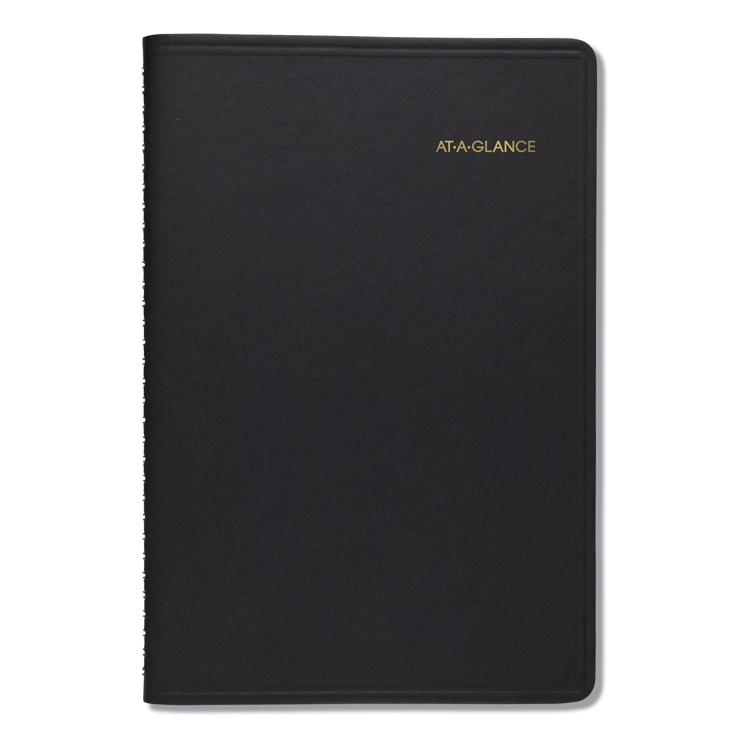  AT-A-GLANCE 7080005 Daily Appointment Book with 15-Minute Appointments, 8 x 4 7/8, Black, 2020 (AAG7080005) 