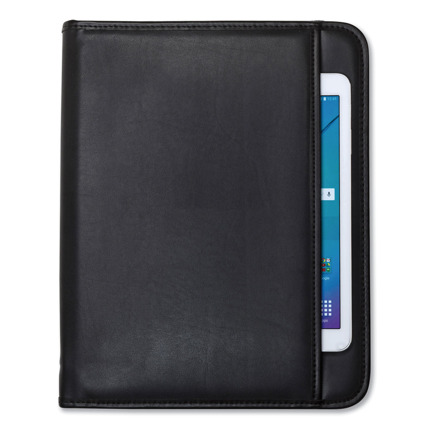 Samsill® Professional Zippered Pad Holder, Pockets/Slots, Writing Pad