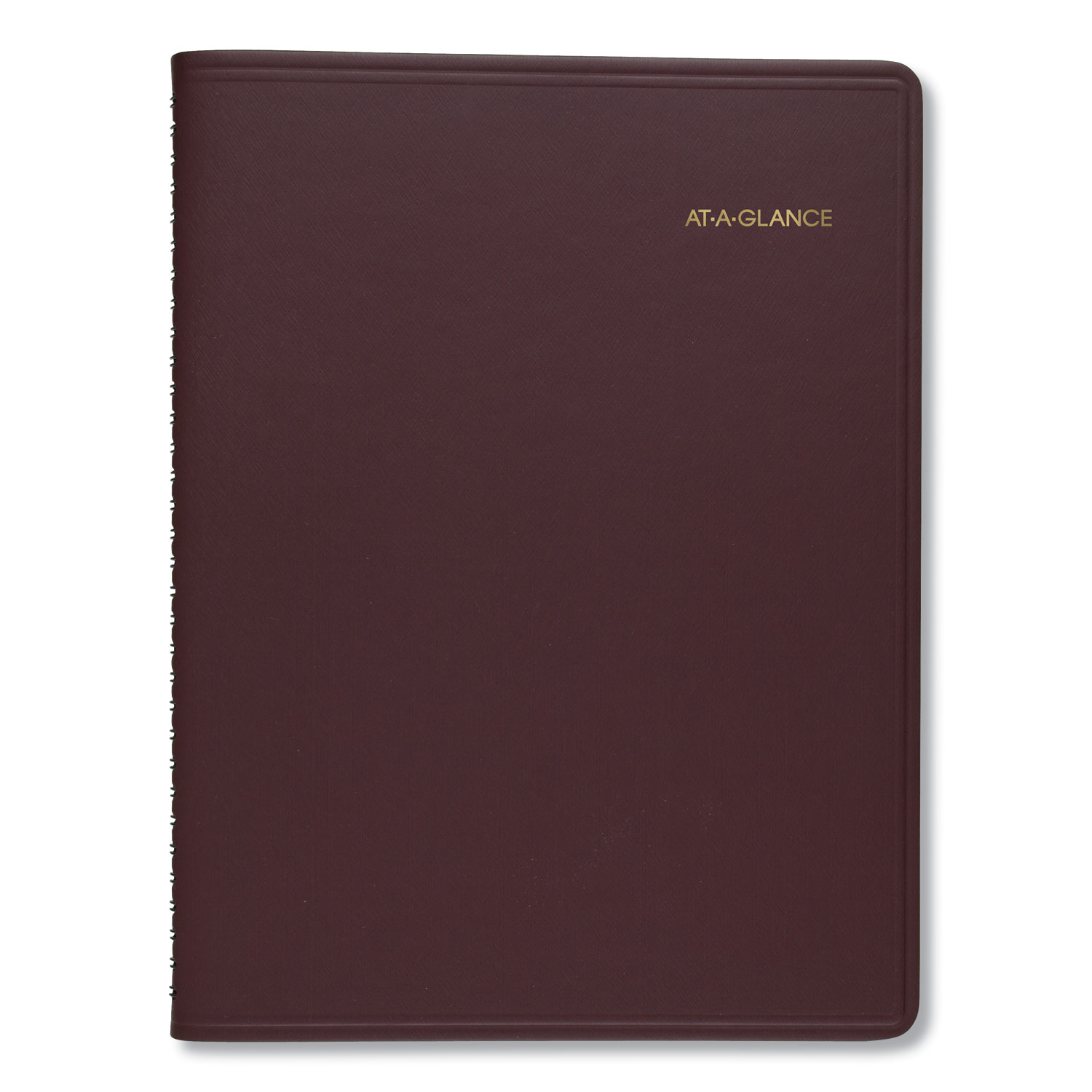  AT-A-GLANCE 7026050 Monthly Planner, 11 x 8 7/8, Winestone, 2020-2021 (AAG7026050) 