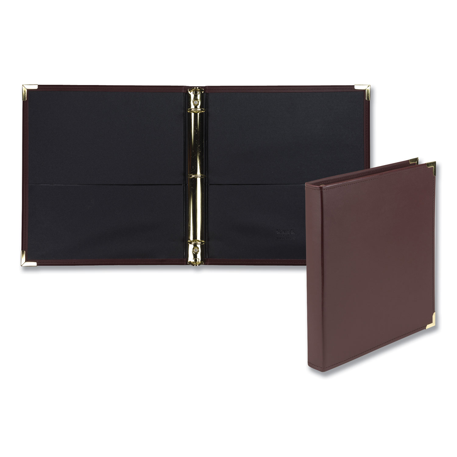  Samsill 15134 Classic Collection Ring Binder, 3 Rings, 1 Capacity, 11 x 8.5, Burgundy (SAM15134) 